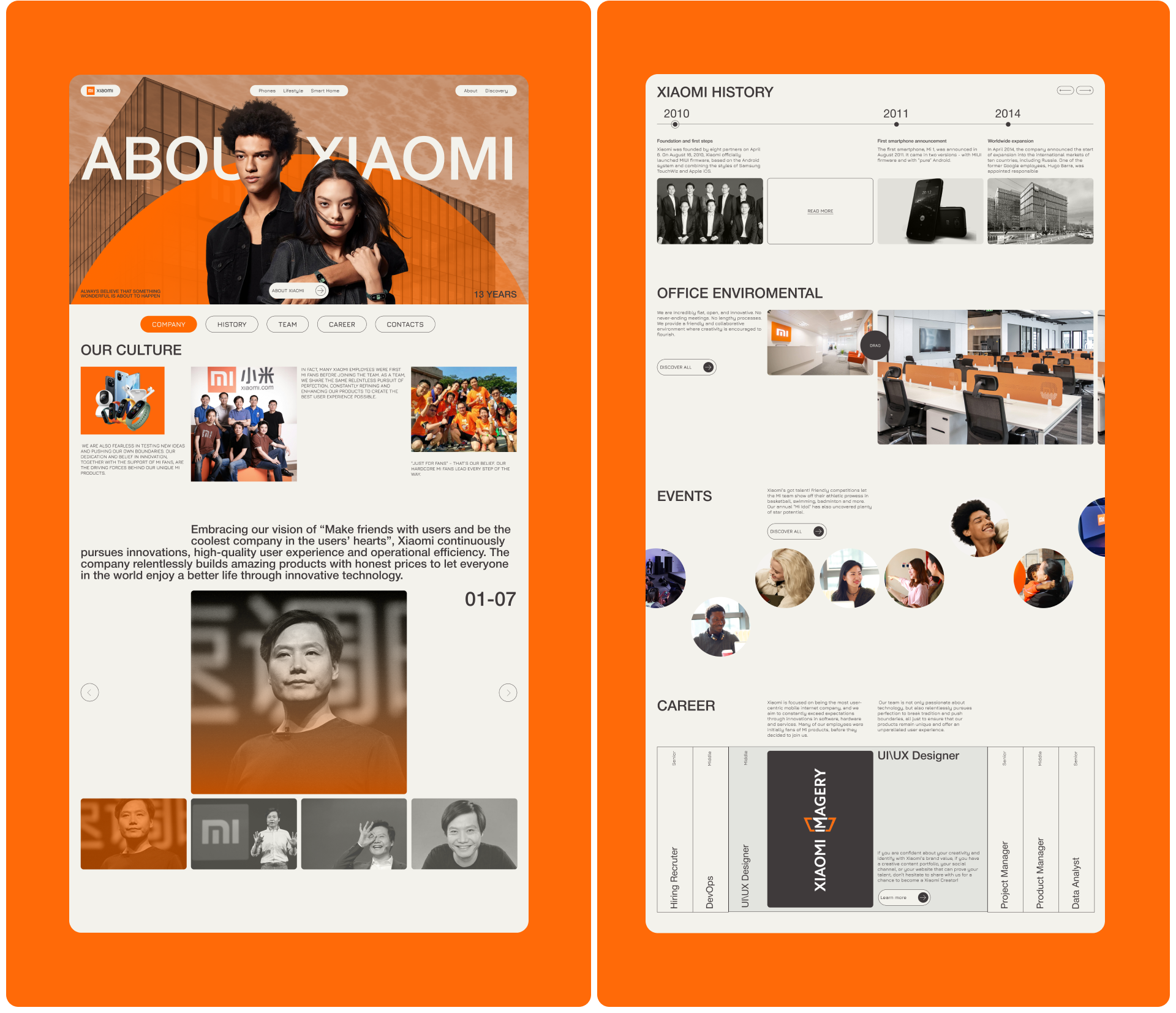 Xiaomi | Corporate Website — Изображение №12 — Интерфейсы на Dprofile
