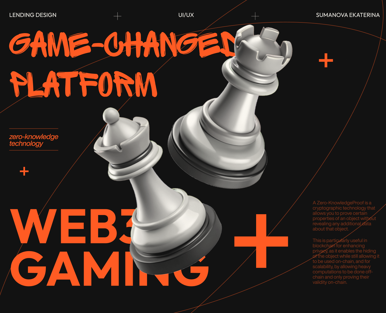 Landing | Web3 gaming platform — Интерфейсы на Dprofile