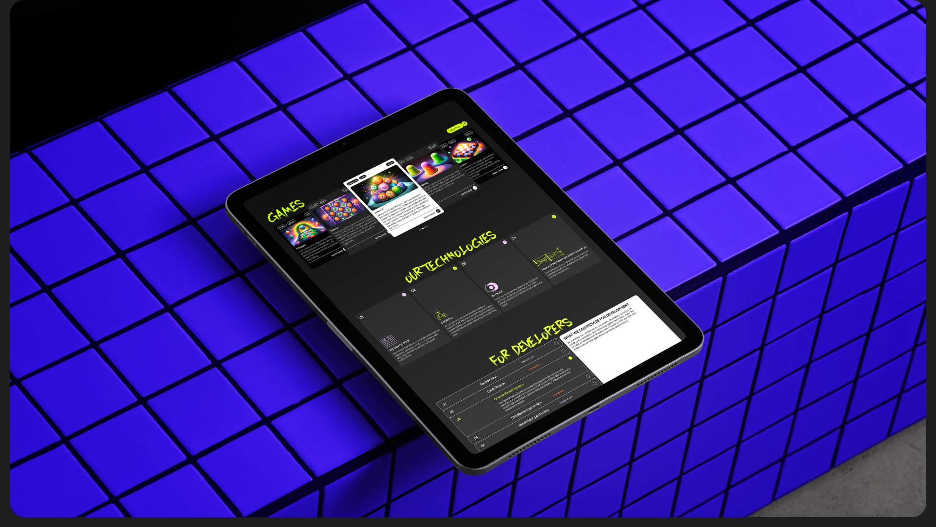 Landing | Web3 gaming platform — Изображение №4 — Интерфейсы на Dprofile