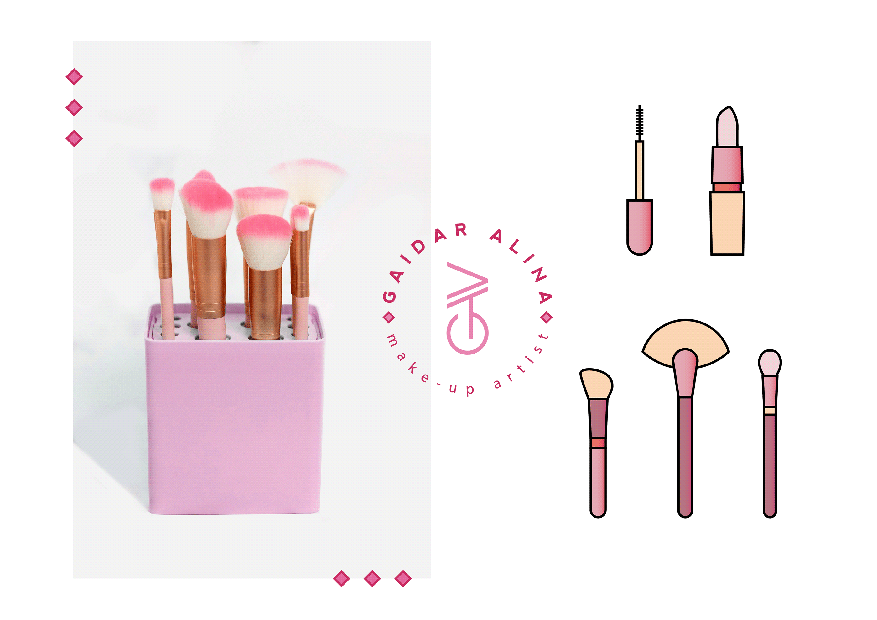 Branding / Брендинг / Make-up artist / Визажист — Изображение №6 — Брендинг, Иллюстрация, Графика на Dprofile