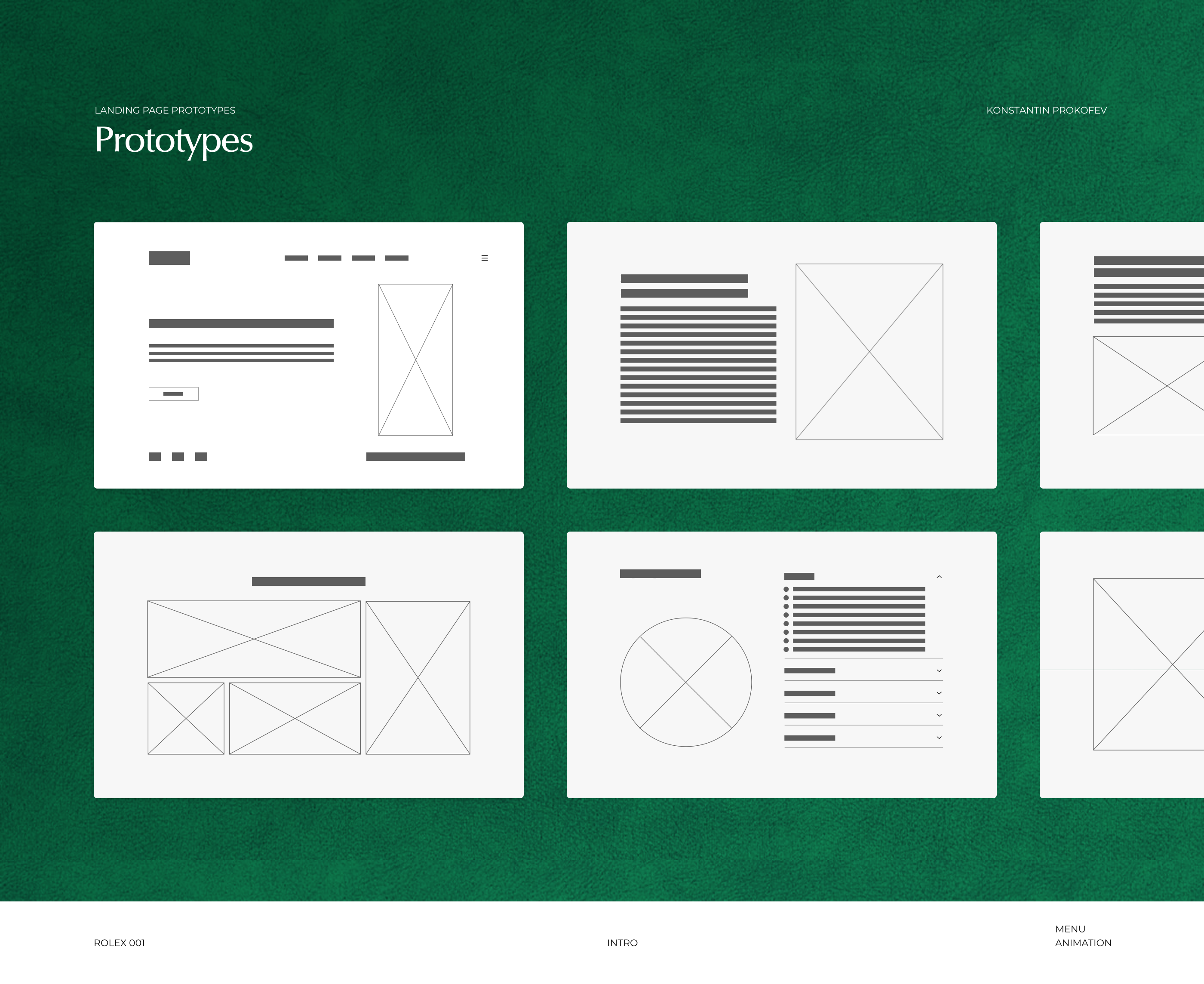 Landing Page for ROLEX — Изображение №4 — Интерфейсы на Dprofile
