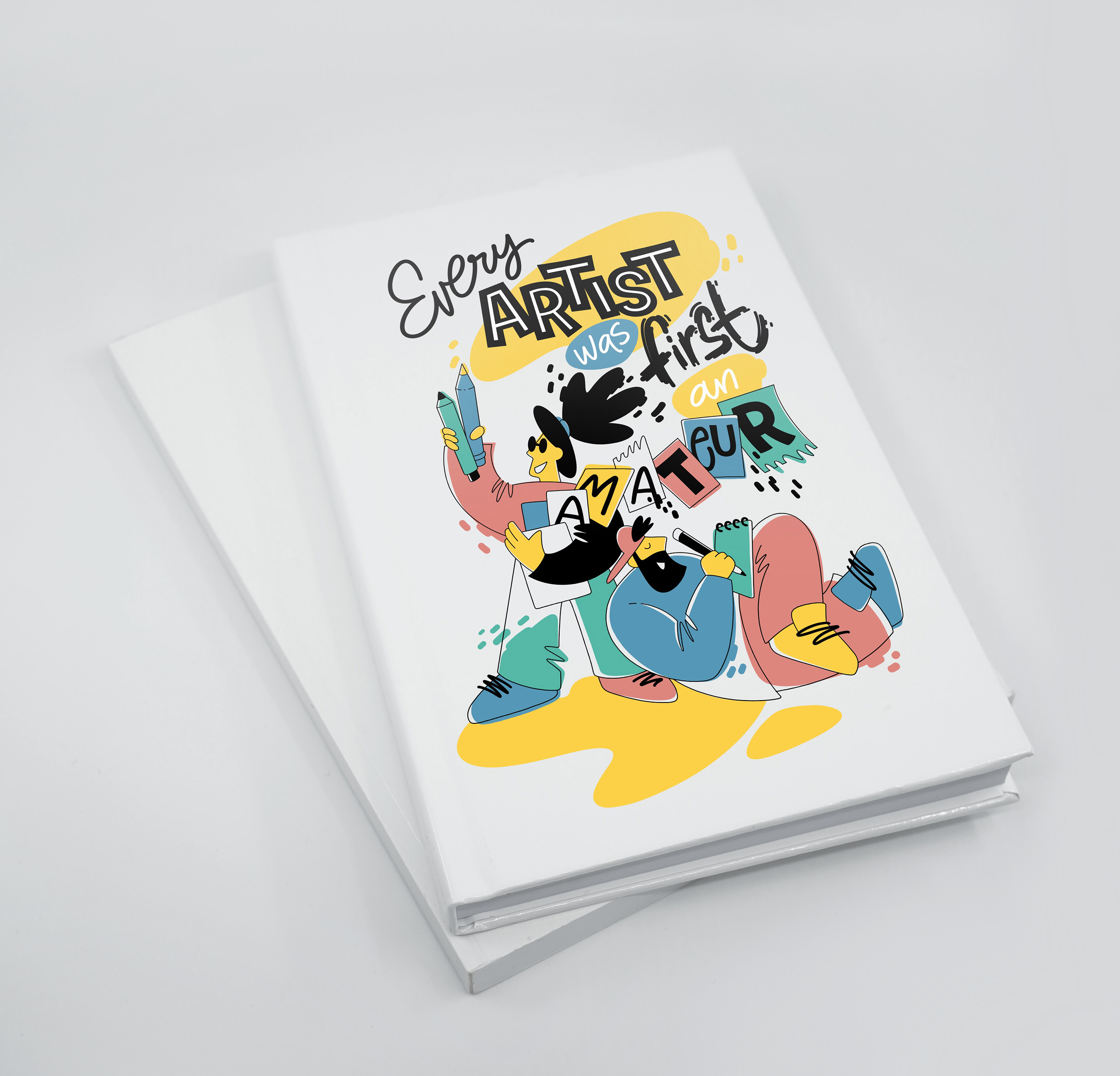 Flat illustration and lettering — Изображение №5 — Иллюстрация, Графика на Dprofile