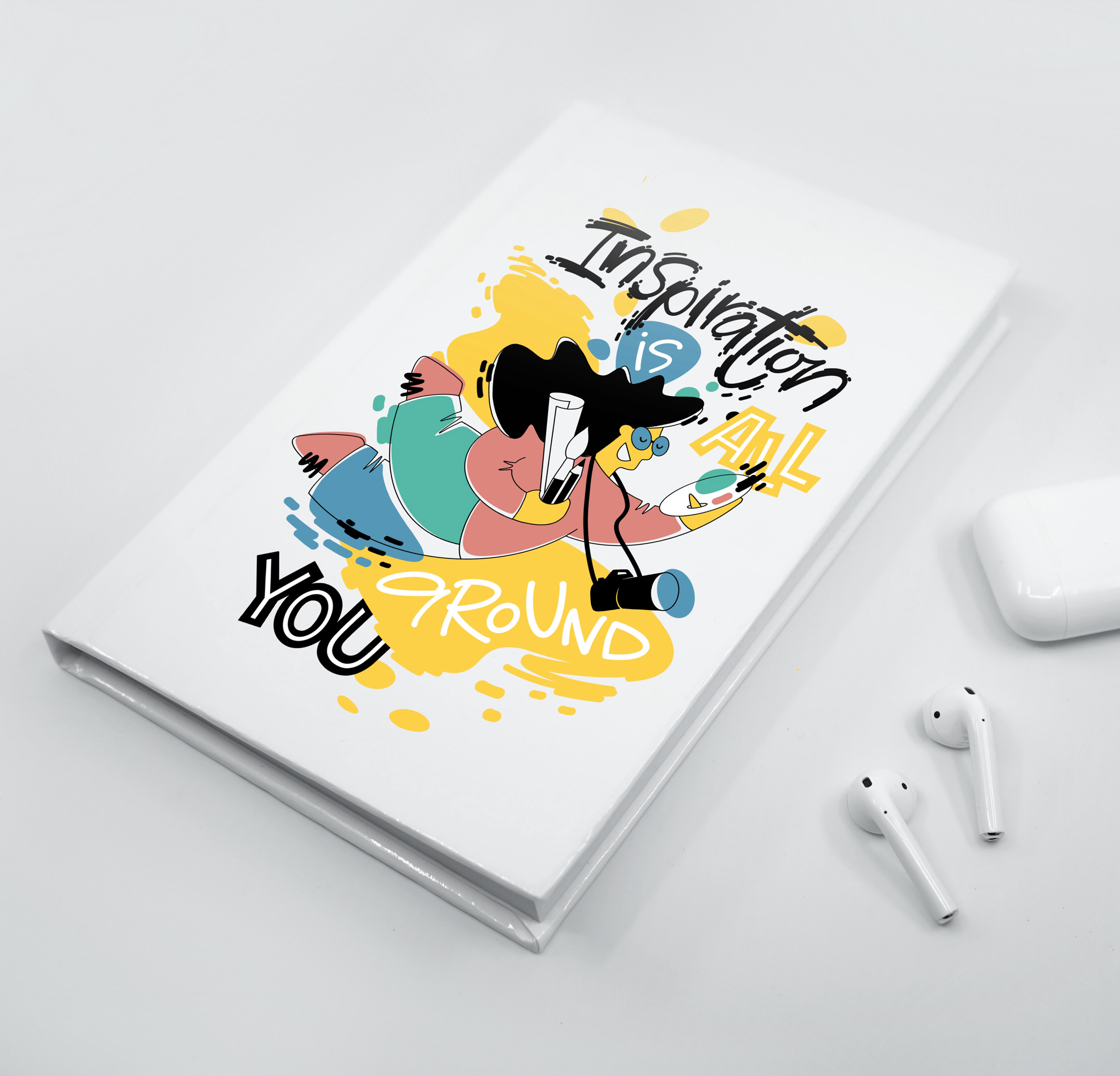 Flat illustration and lettering — Изображение №6 — Иллюстрация, Графика на Dprofile