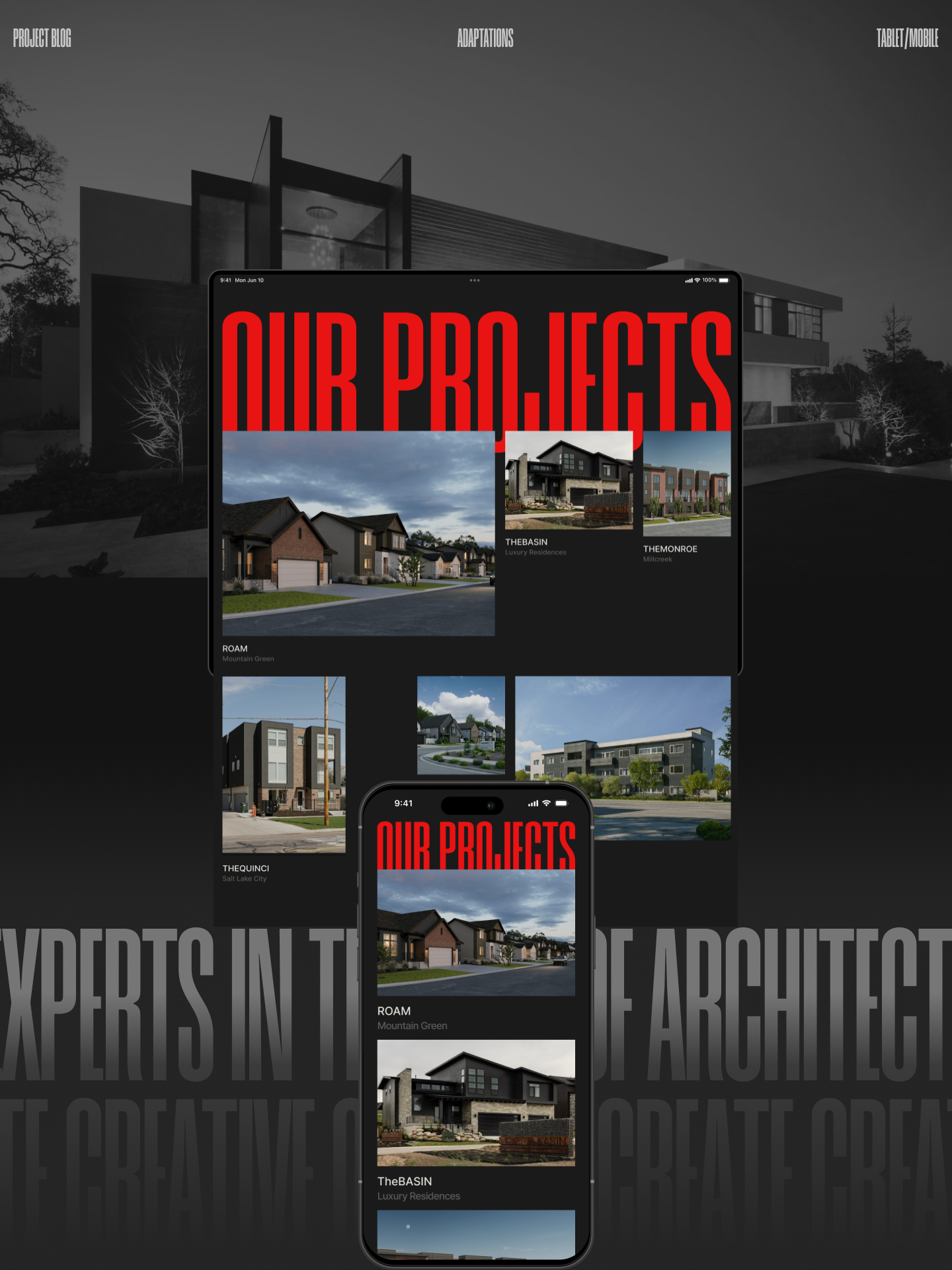 C.W.URBAN | Landing page — Изображение №4 — Интерфейсы, Брендинг на Dprofile
