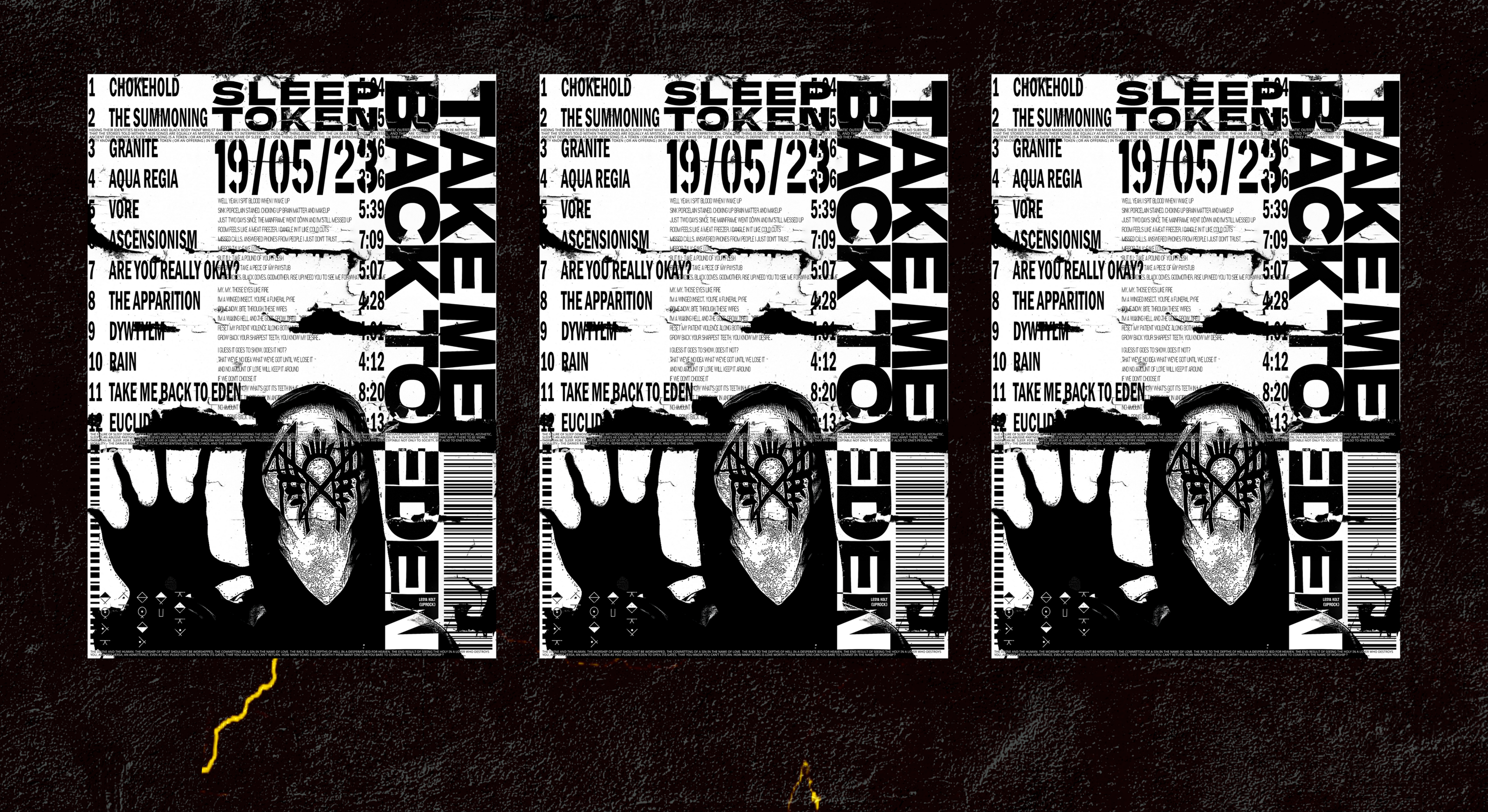 Постеры для рок исполнителей — Изображение №2 — Брендинг, Графика на Dprofile