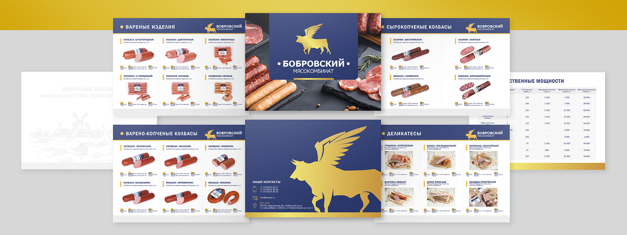 Каталог продукции «Бобровский мясокомбинат» для оптовых закупок — Изображение №1 — Брендинг, Графика на Dprofile