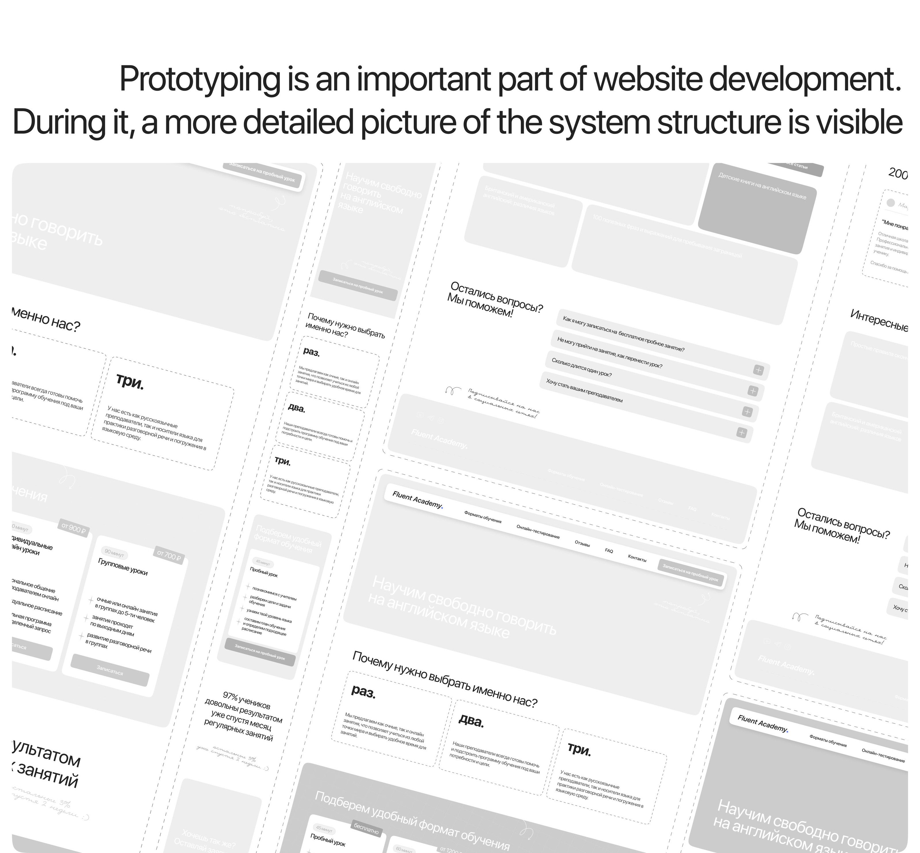 UX/UI - Дизайн сайта для школы английского языка — Изображение №5 — Брендинг, Интерфейсы на Dprofile