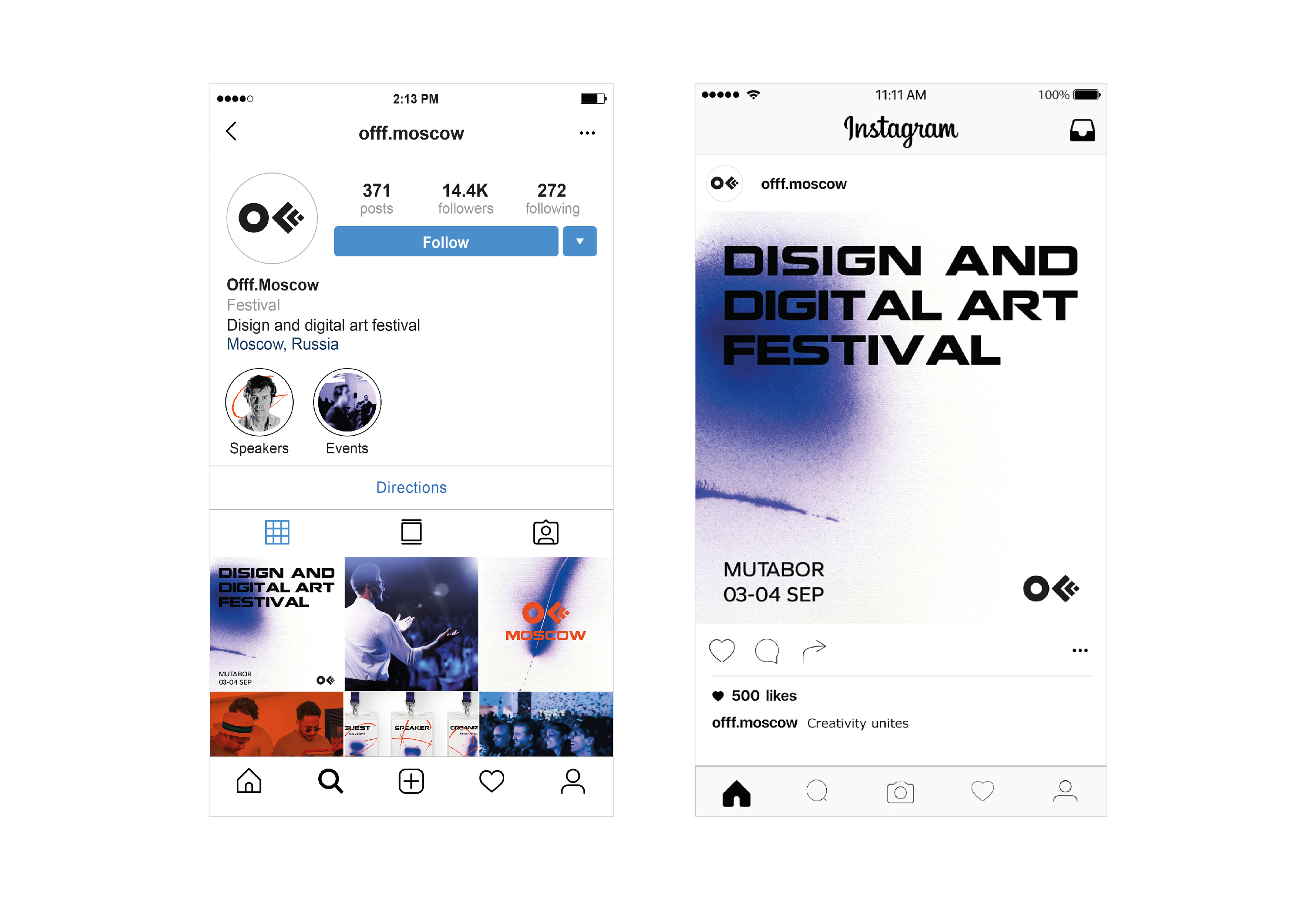 Фестиваль OFFF.Moscow — Изображение №8 — Брендинг на Dprofile
