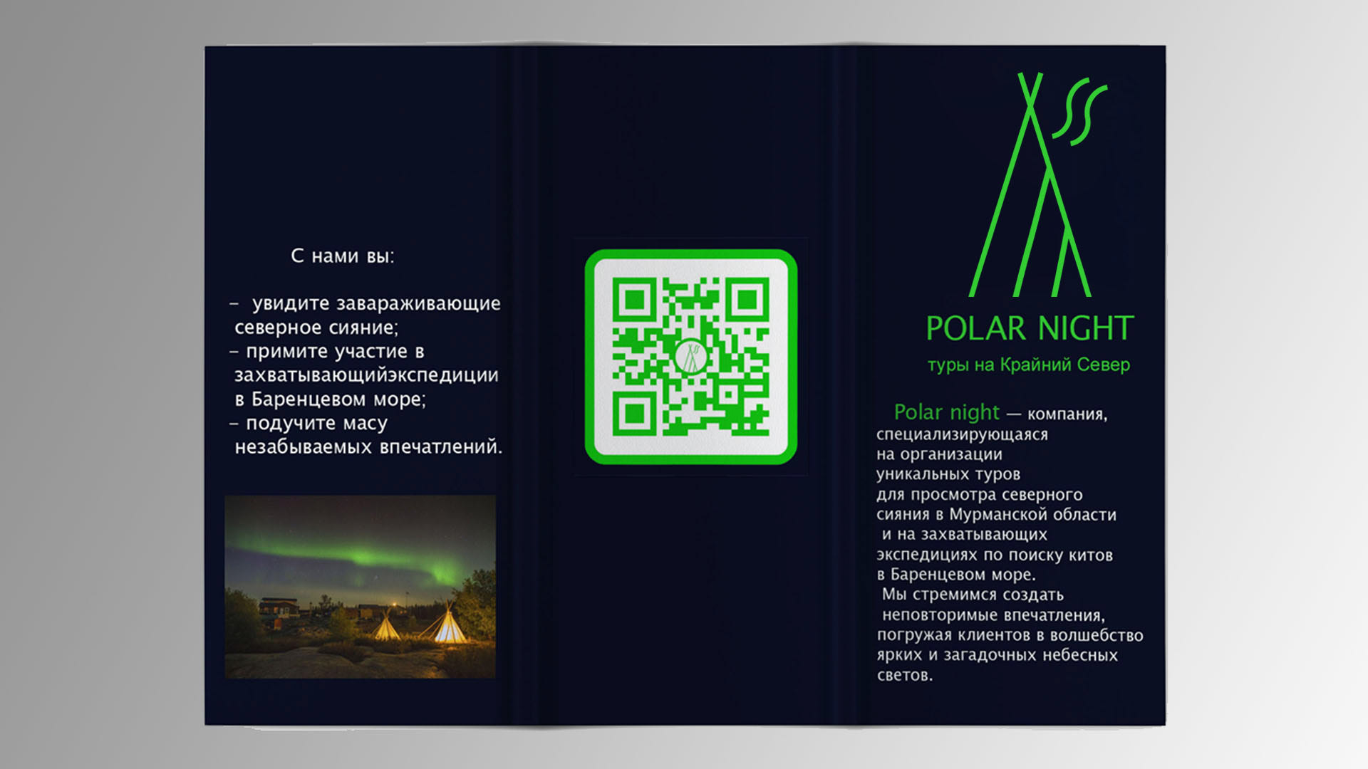 Polar night - туры по крайнему северу — Изображение №3 — Графика на Dprofile