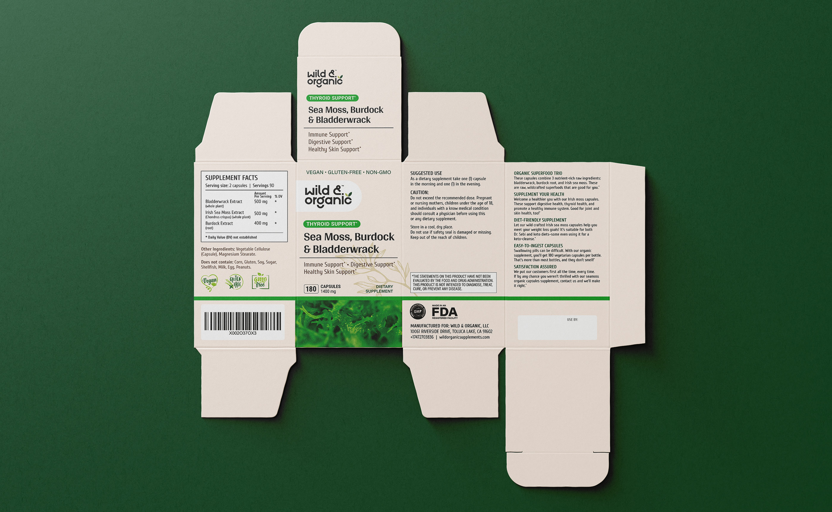 Wild & Organic supplements — Изображение №14 — Брендинг на Dprofile