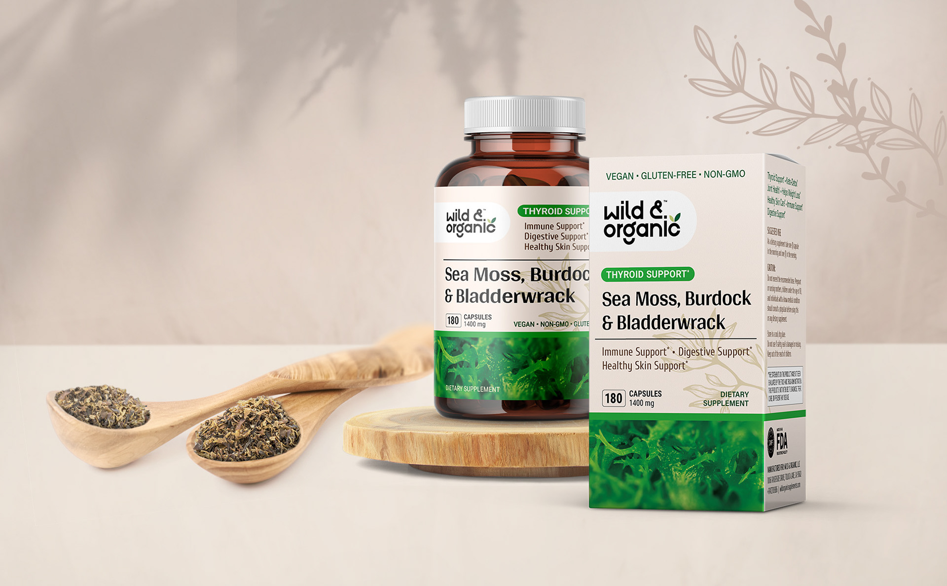 Wild & Organic supplements — Изображение №11 — Брендинг на Dprofile