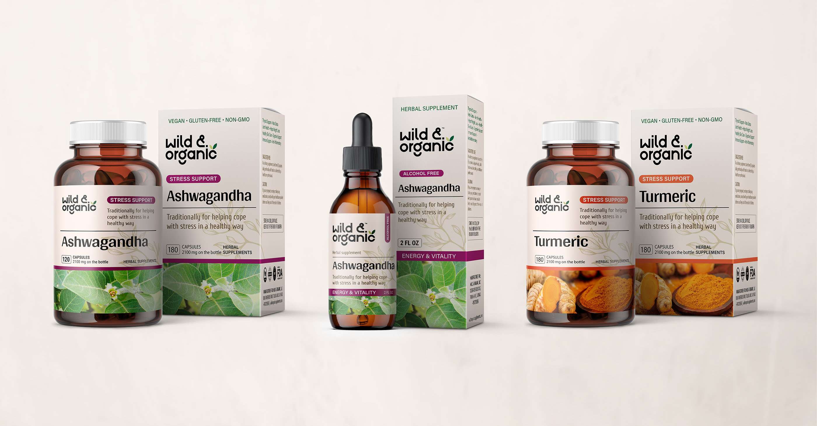 Wild & Organic supplements — Изображение №22 — Брендинг на Dprofile