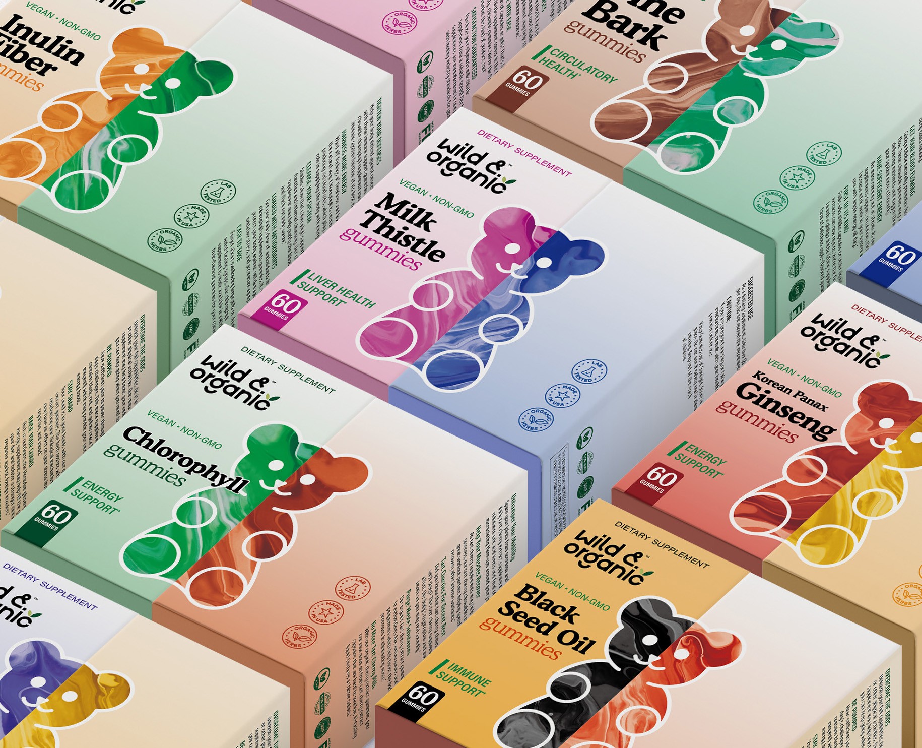 Wild & Organic Gummies — Брендинг на Dprofile