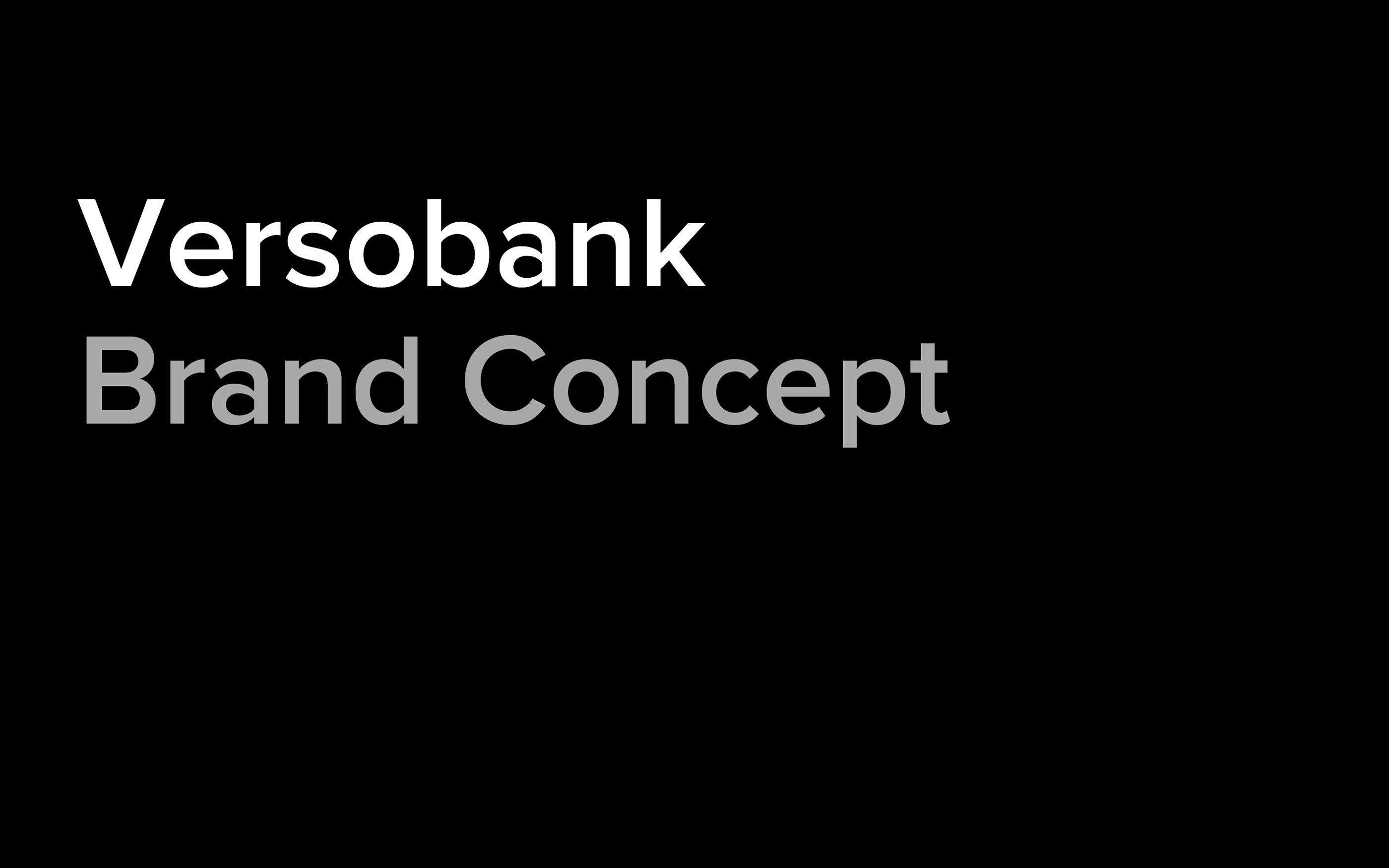 Айдентика — Versobank — Изображение №1 — Брендинг на Dprofile