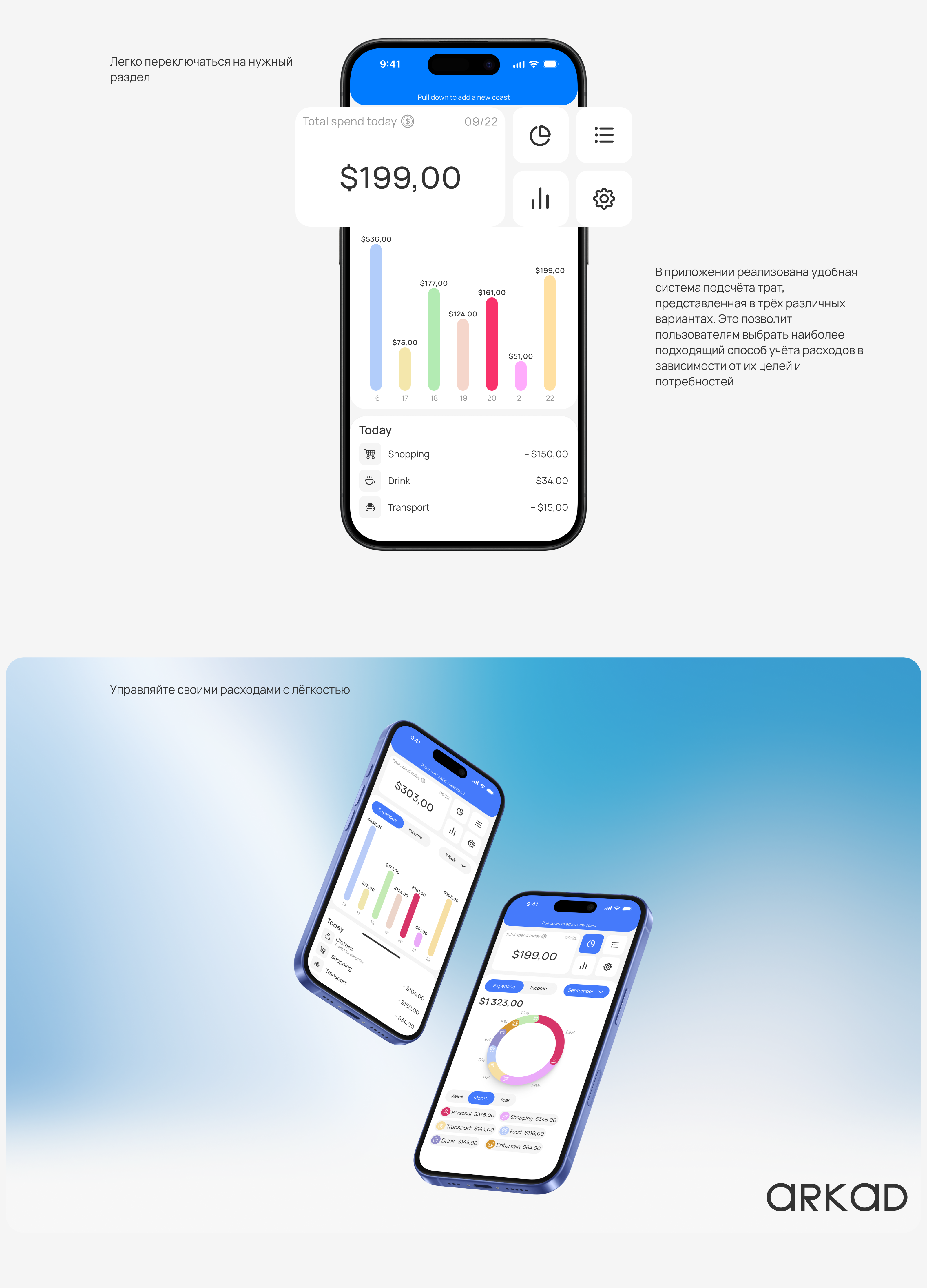 Arkad — Mobile App — Изображение №7 — Интерфейсы на Dprofile