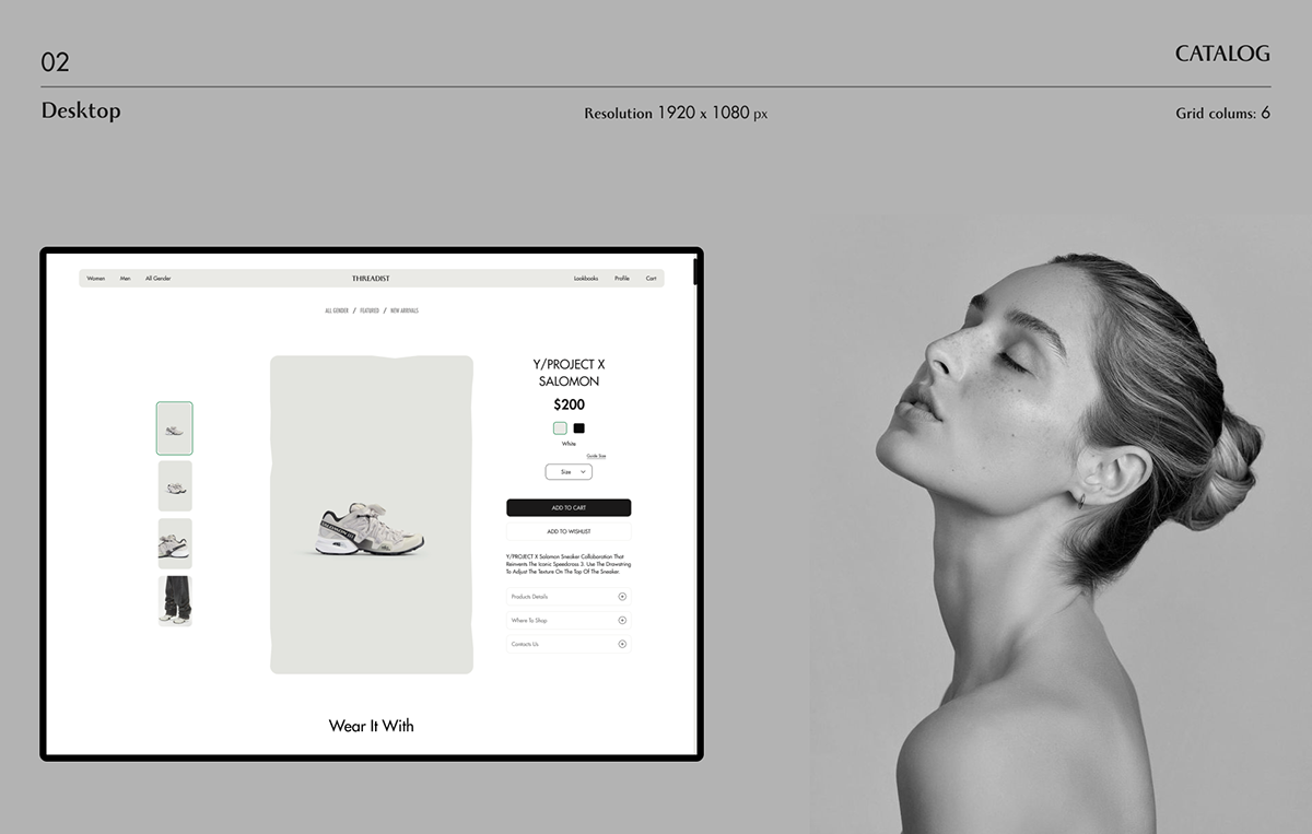 Web-store/TREADIST UI/UX — Изображение №4 — Интерфейсы на Dprofile