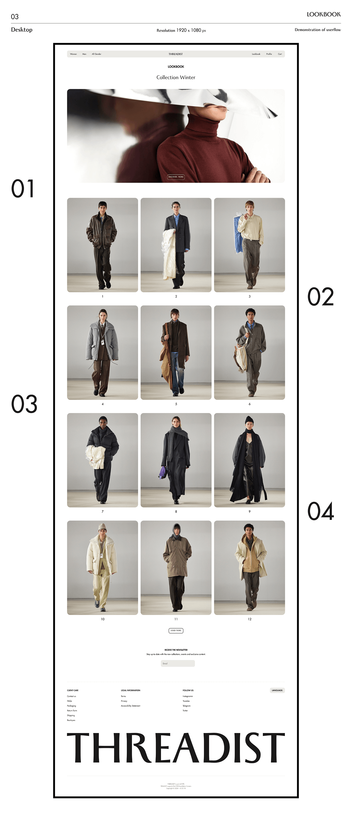 Web-store/TREADIST UI/UX — Изображение №6 — Интерфейсы на Dprofile