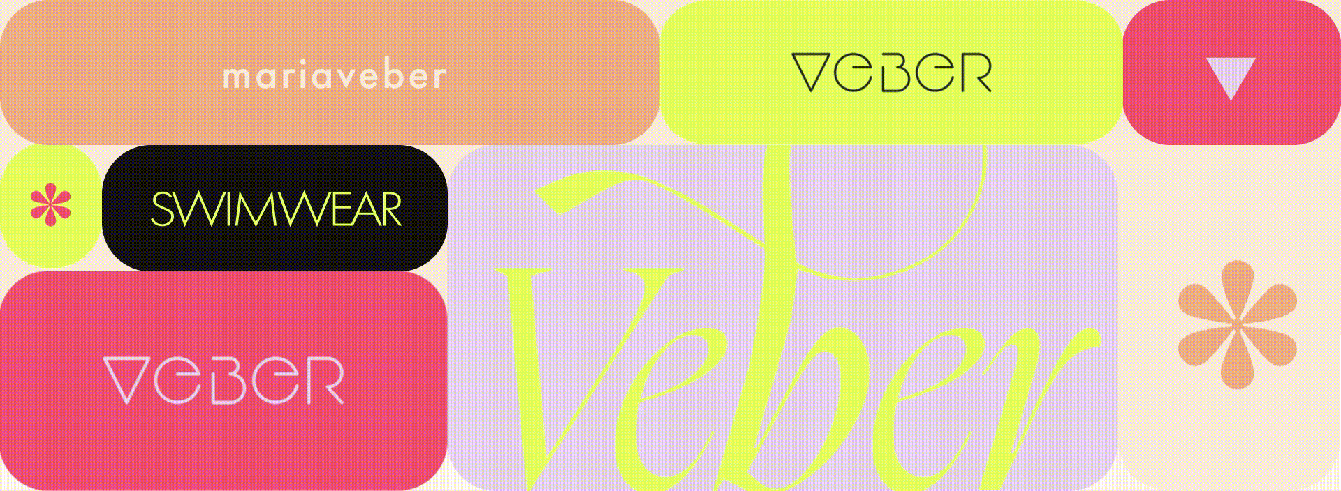 Veber Swimwear | Логотип, дизайн фирменного стиля — Изображение №6 — Брендинг, Графика на Dprofile