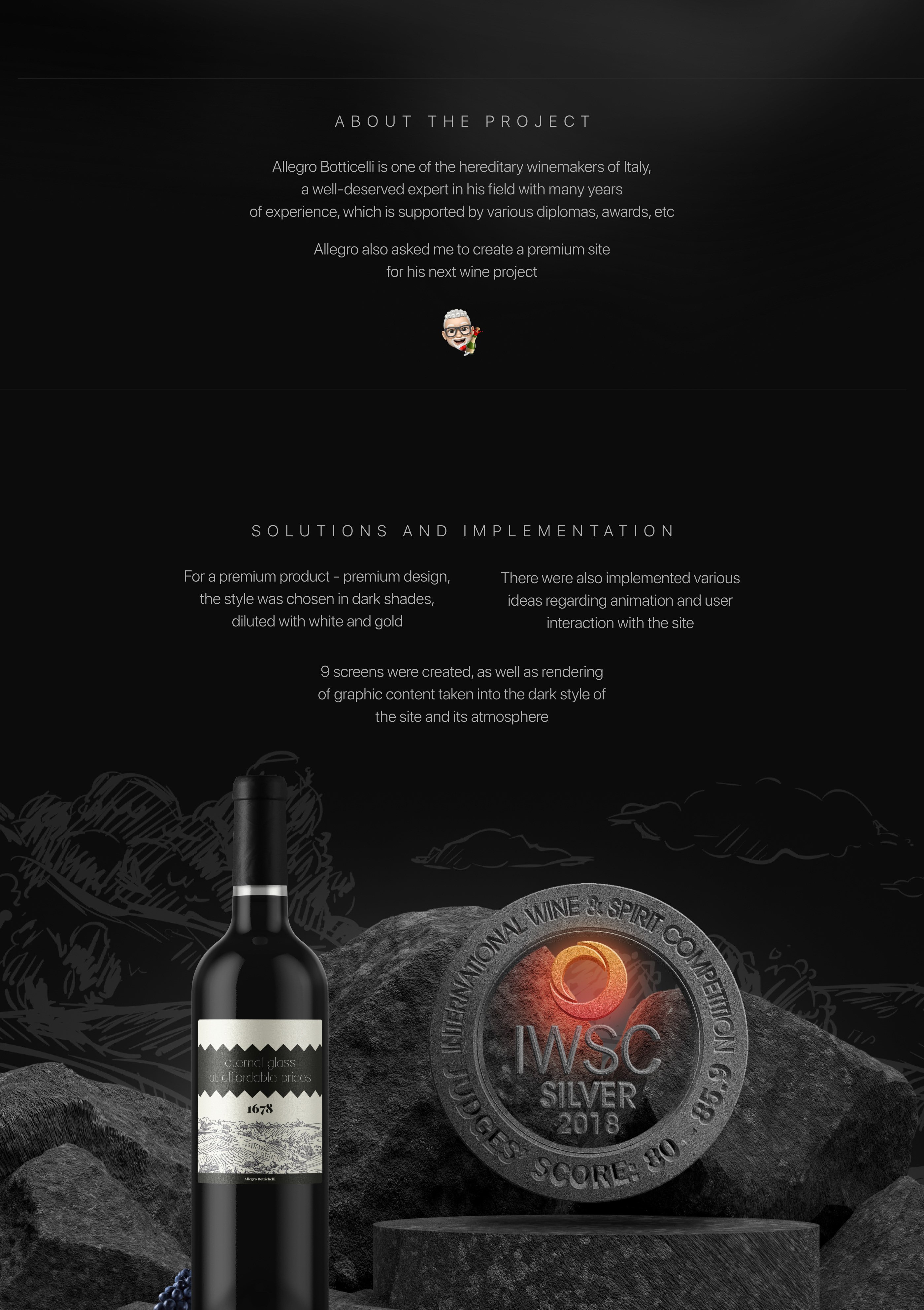 Wine by Allegro Botticelli — Изображение №2 — Интерфейсы на Dprofile