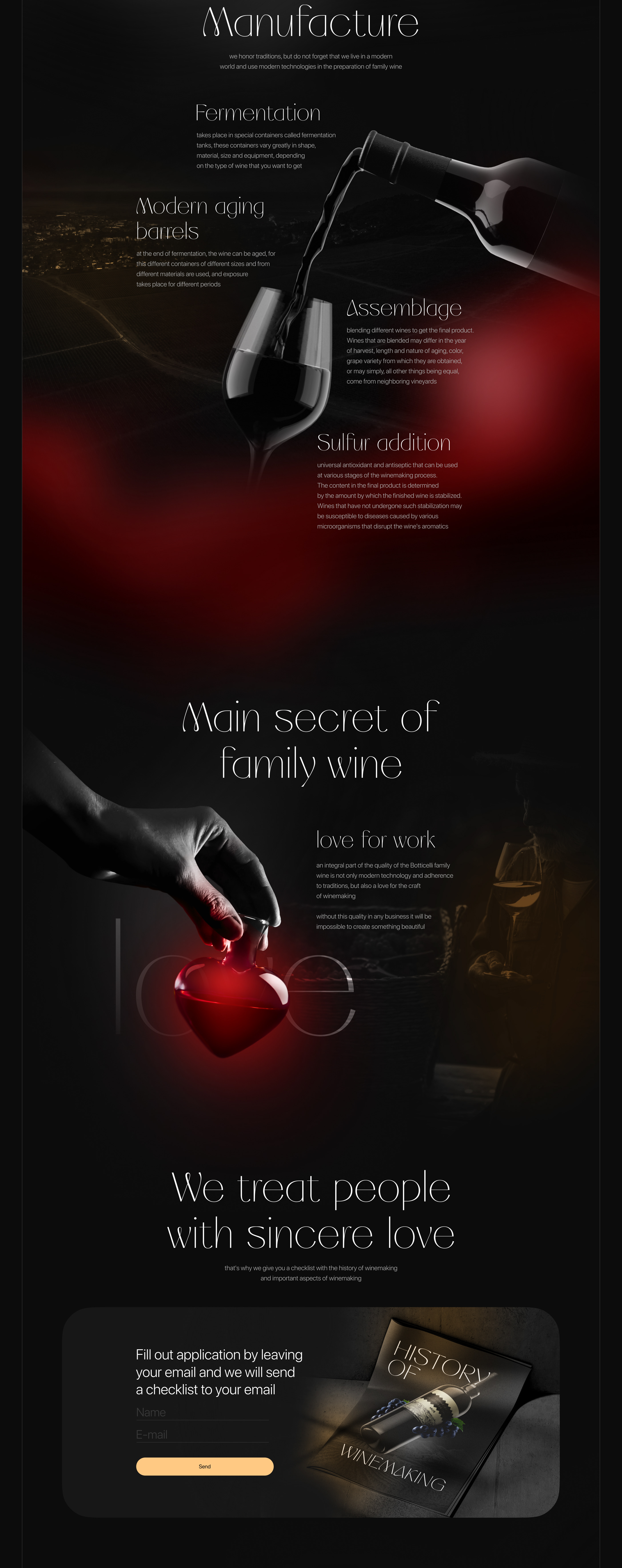 Wine by Allegro Botticelli — Изображение №4 — Интерфейсы на Dprofile