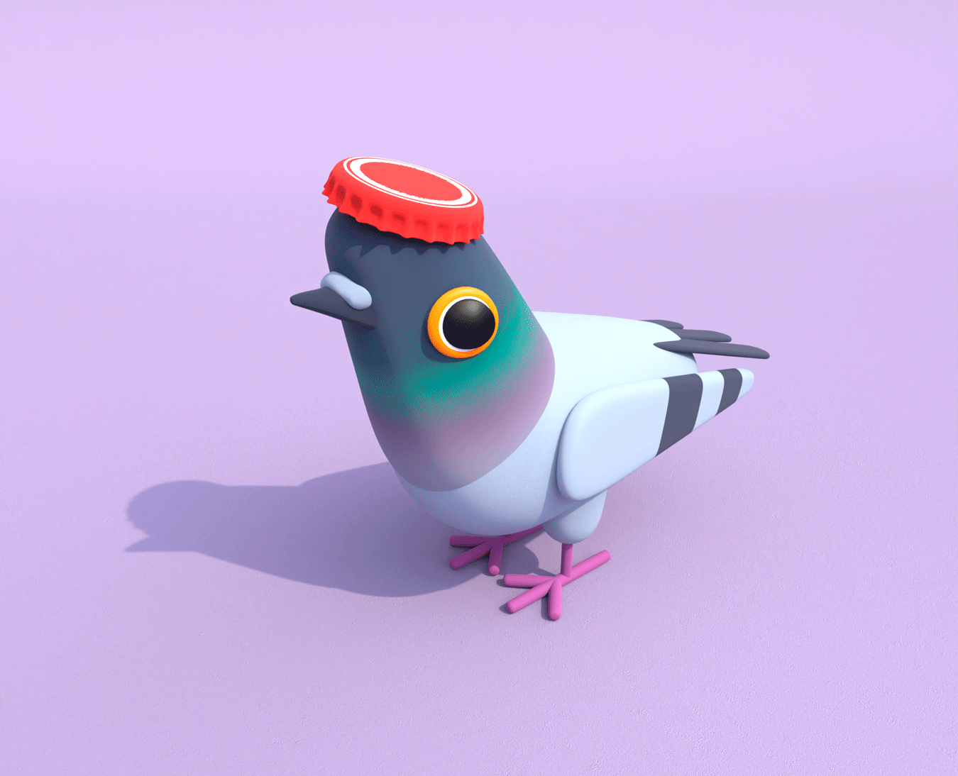 Гнездо голубя — Брендинг, 3D на Dprofile
