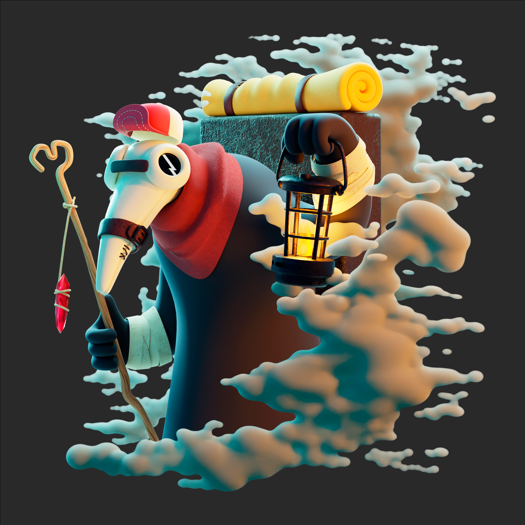 Чумной доктор — Изображение №1 — Иллюстрация, 3D на Dprofile