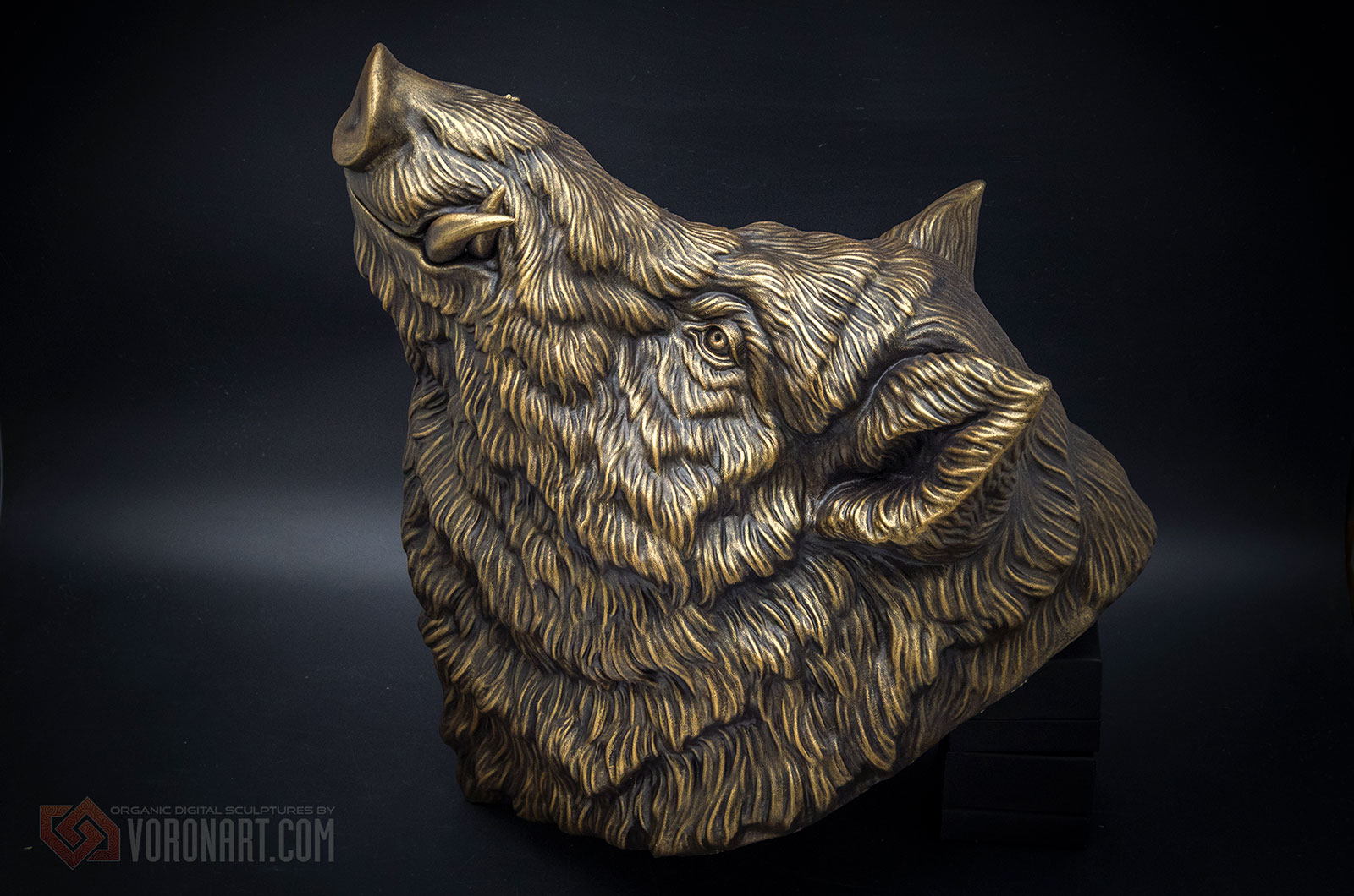 Скульптура головы кабана. Настенный декор — Изображение №3 — Брендинг, 3D на Dprofile