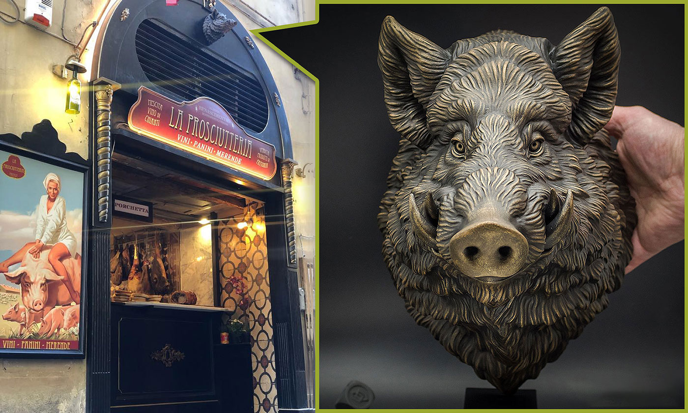 Скульптура головы кабана. Настенный декор — Изображение №10 — Брендинг, 3D на Dprofile
