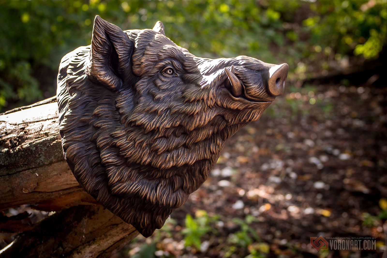 Скульптура головы кабана. Настенный декор — Изображение №4 — Брендинг, 3D на Dprofile
