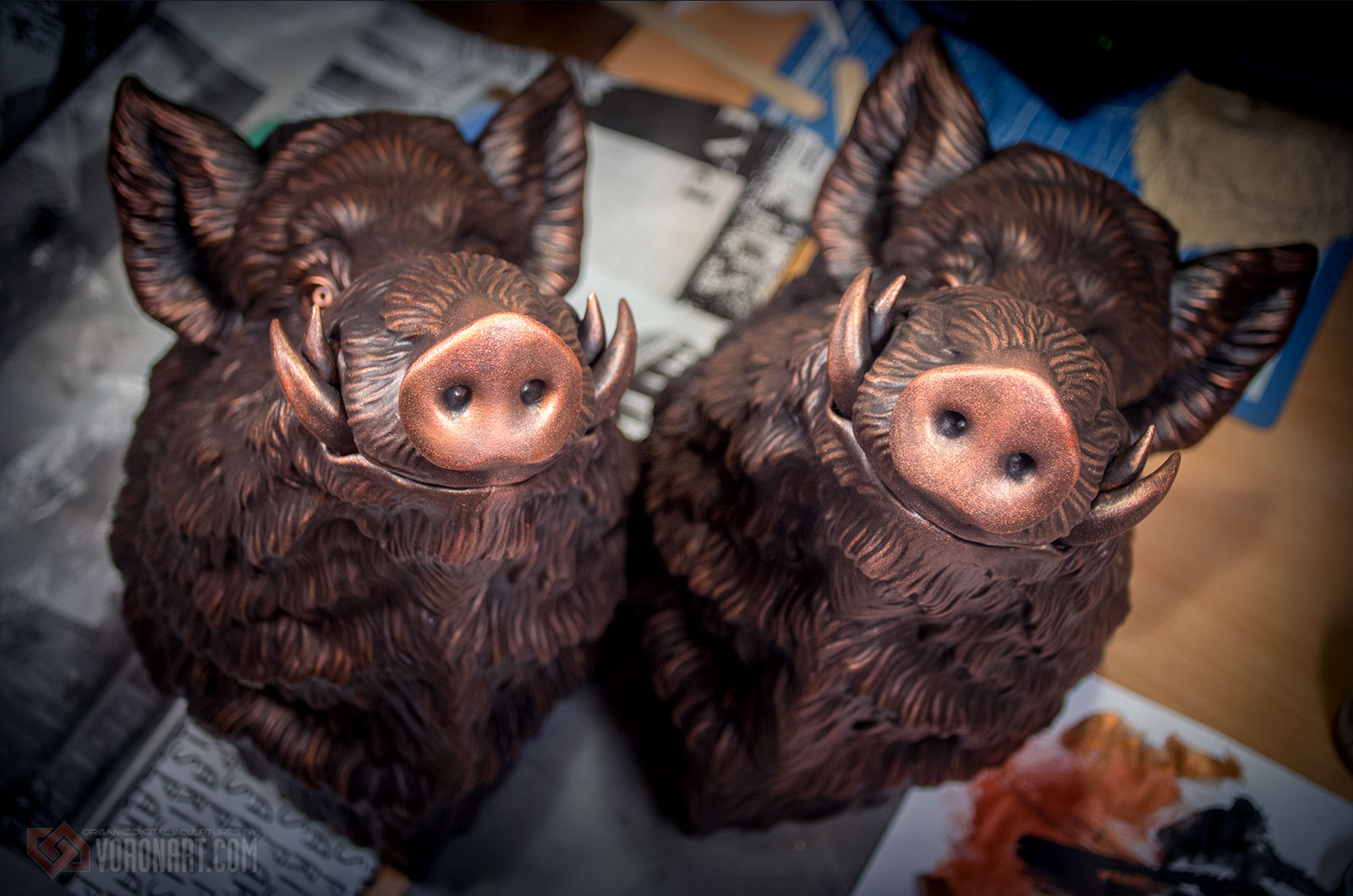 Скульптура головы кабана. Настенный декор — Изображение №7 — Брендинг, 3D на Dprofile
