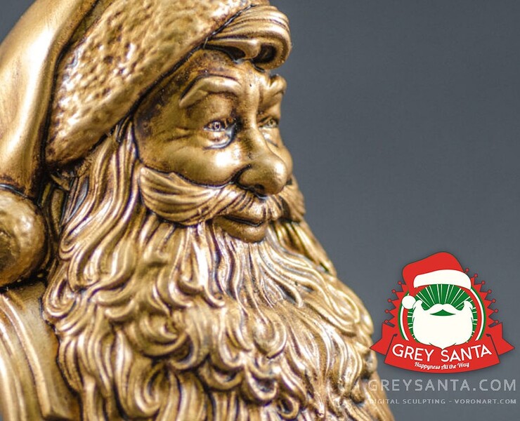 Санта Клаус. Подарочные статуэтки — Брендинг, 3D на Dprofile
