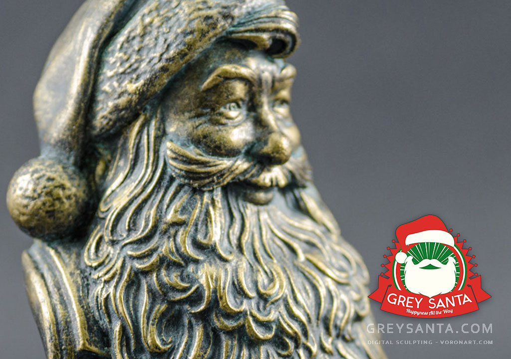 Санта Клаус. Подарочные статуэтки — Изображение №6 — Брендинг, 3D на Dprofile