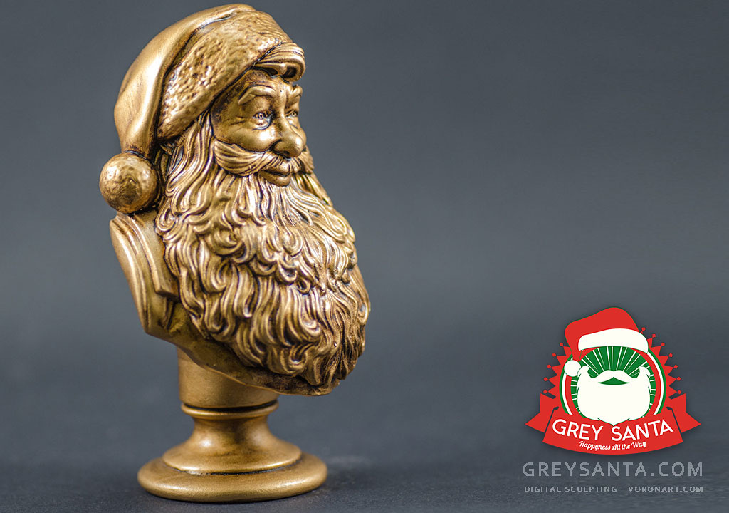 Санта Клаус. Подарочные статуэтки — Изображение №3 — Брендинг, 3D на Dprofile