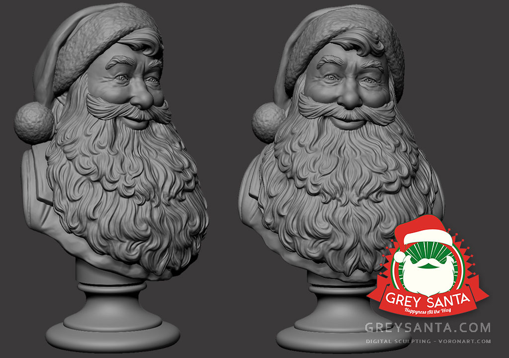 Санта Клаус. Подарочные статуэтки — Изображение №2 — Брендинг, 3D на Dprofile