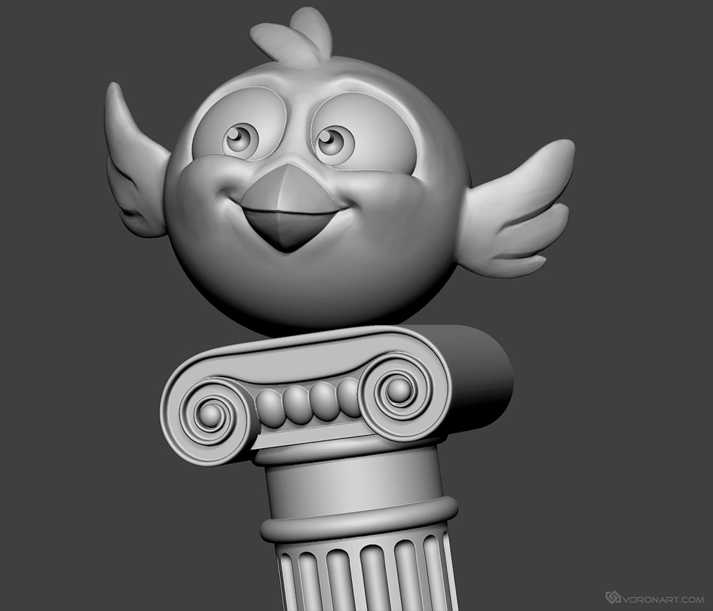 3D модель наградной статуэтки — Изображение №2 — Брендинг, 3D на Dprofile