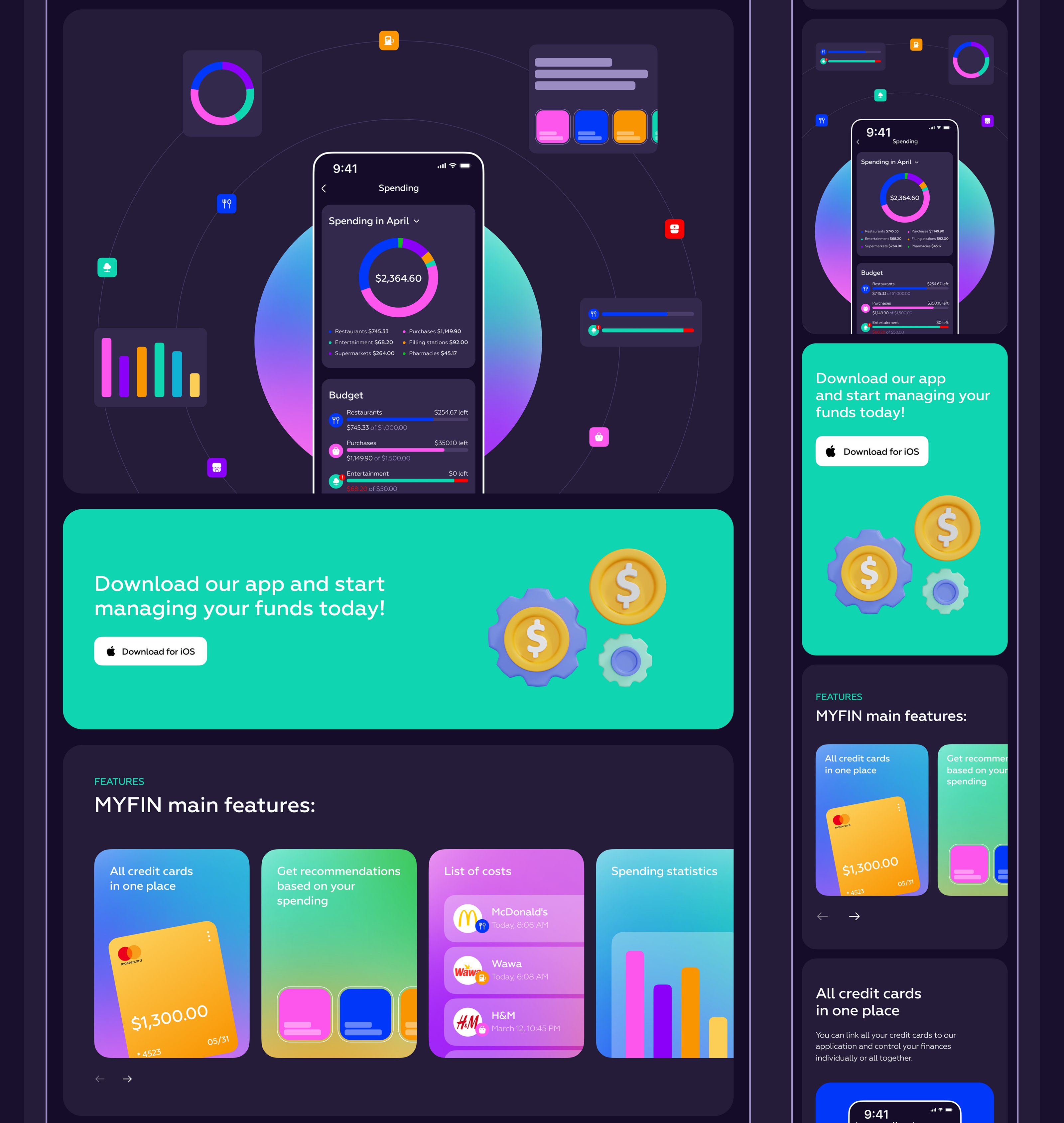 Fintech Mobile App | UI/UX Design — Изображение №4 — Интерфейсы на Dprofile