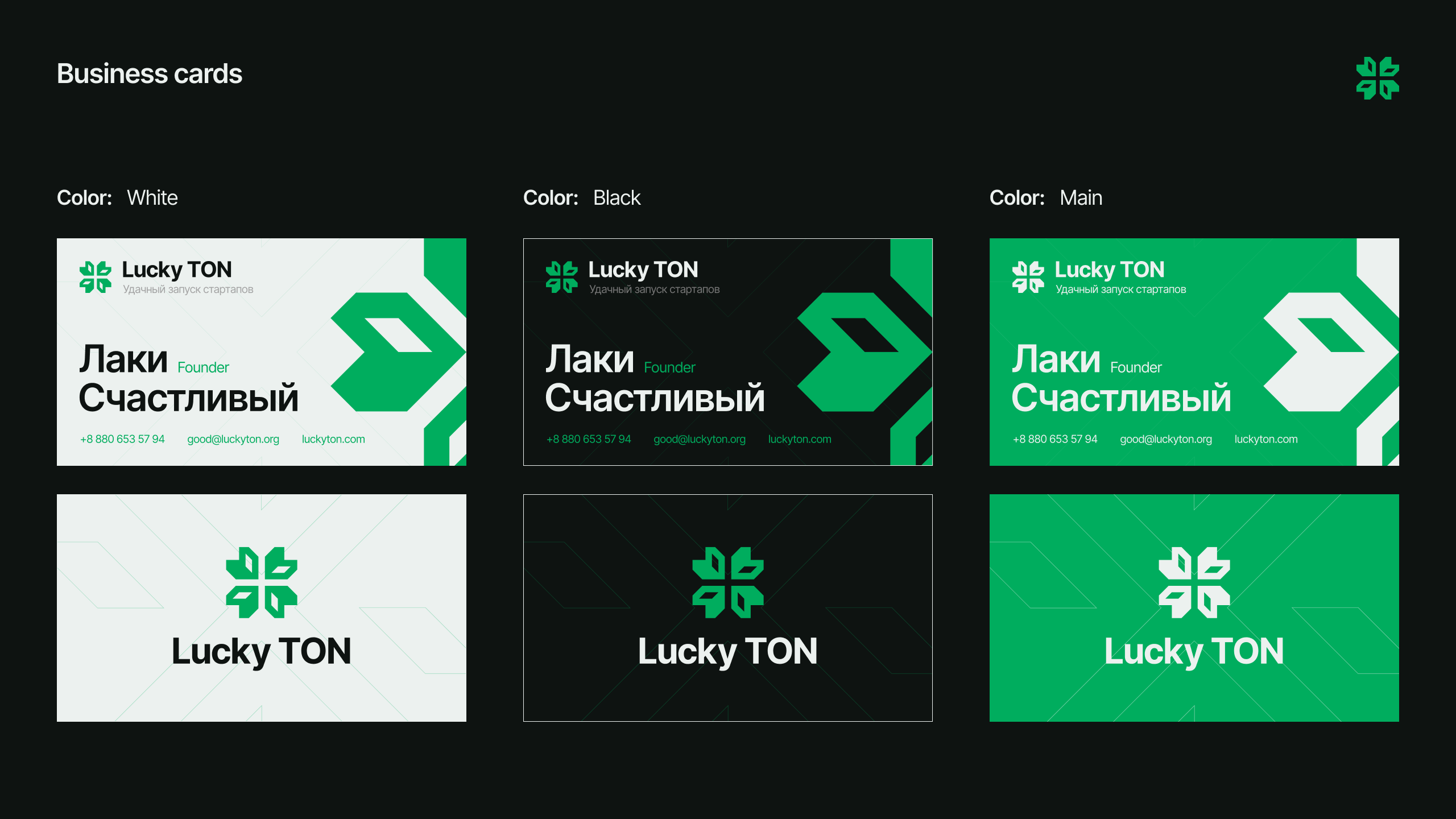 Branding Crypto company «Lucky TON» — Изображение №17 — Брендинг на Dprofile