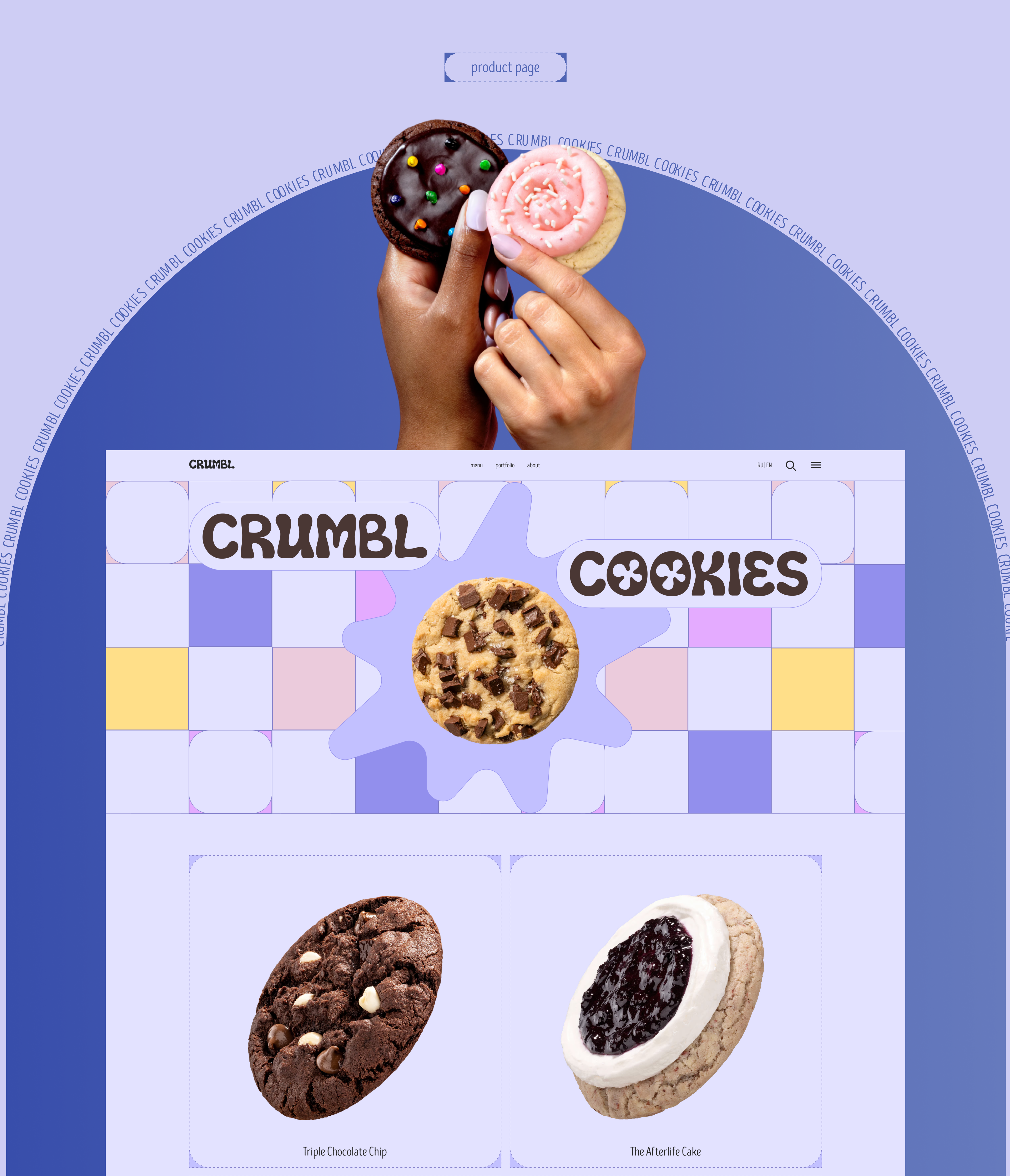 CRUMBL COOKIES | Corporate website — Изображение №10 — Интерфейсы на Dprofile