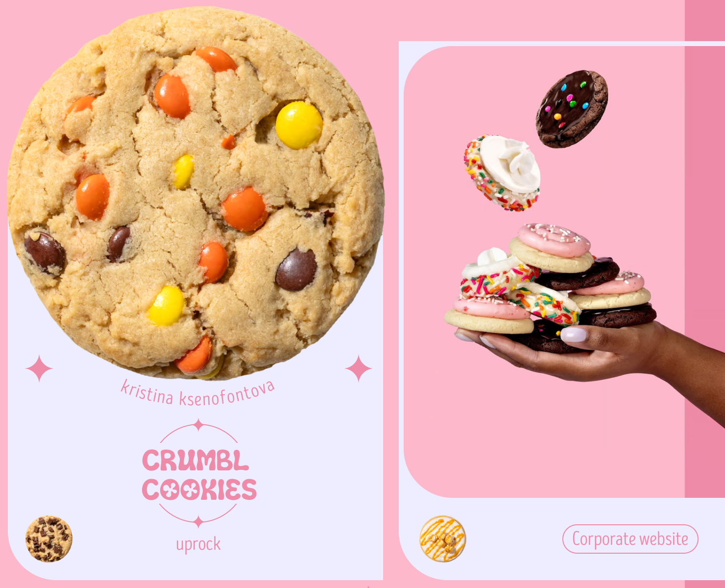 CRUMBL COOKIES | Corporate website — Интерфейсы на Dprofile