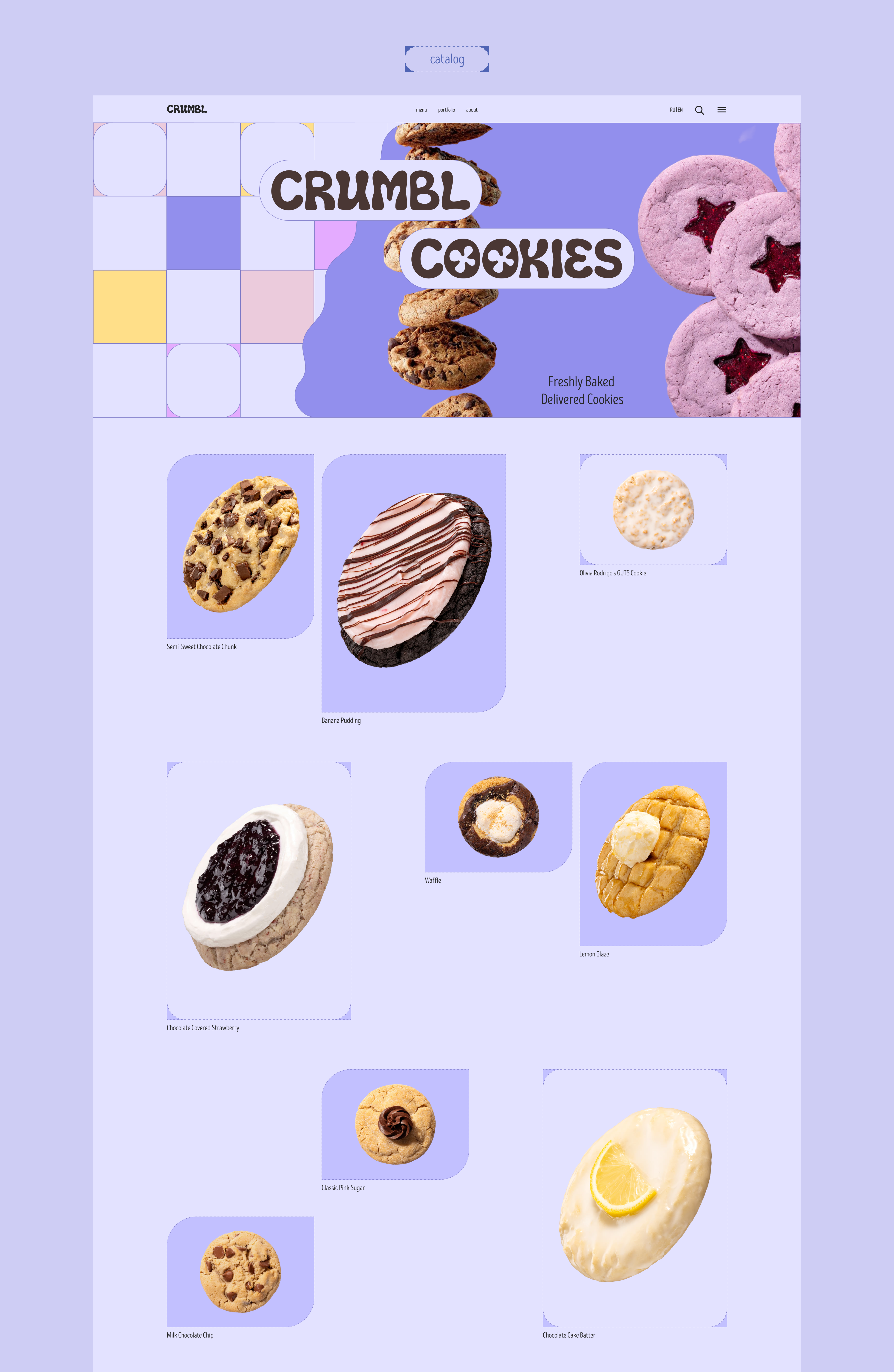 CRUMBL COOKIES | Corporate website — Изображение №8 — Интерфейсы на Dprofile