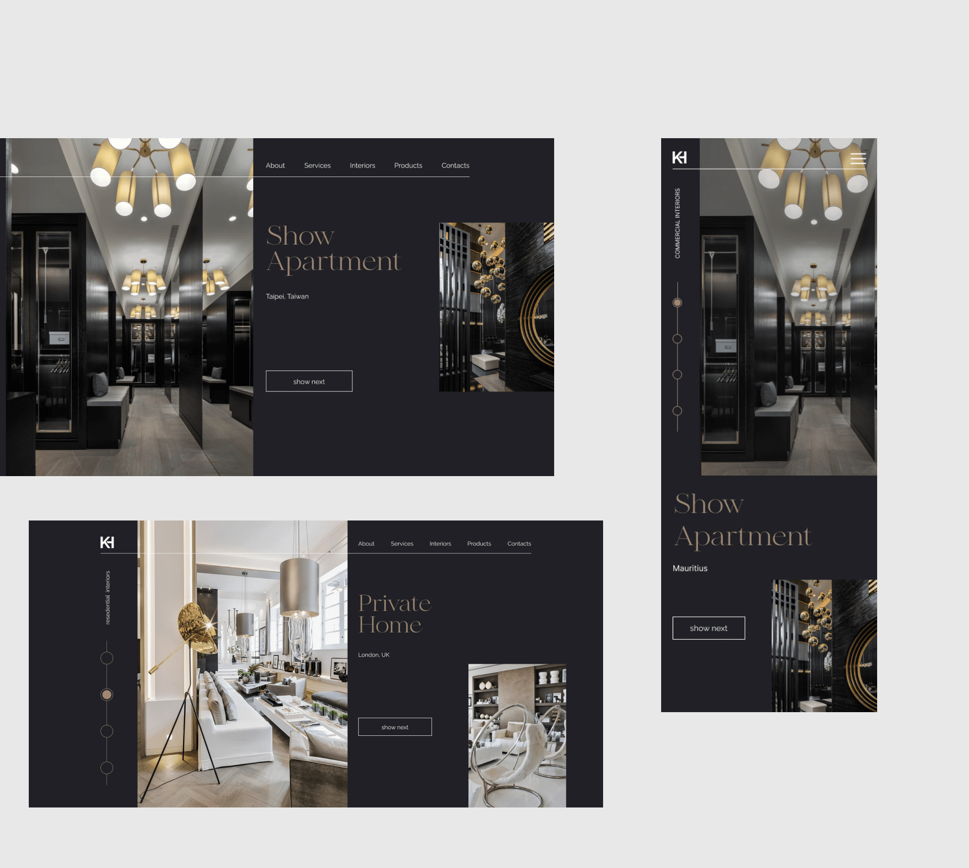 Редизайн сайта Kelly Hoppen — Изображение №3 — Интерфейсы, Брендинг на Dprofile