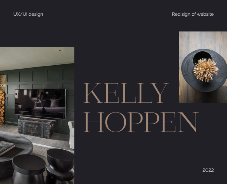 Редизайн сайта Kelly Hoppen на Dprofile