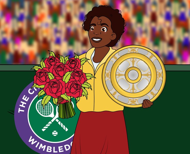 Иллюстрации к книге "Cotton Fields to Grass Courts" — Иллюстрация, Графика на Dprofile