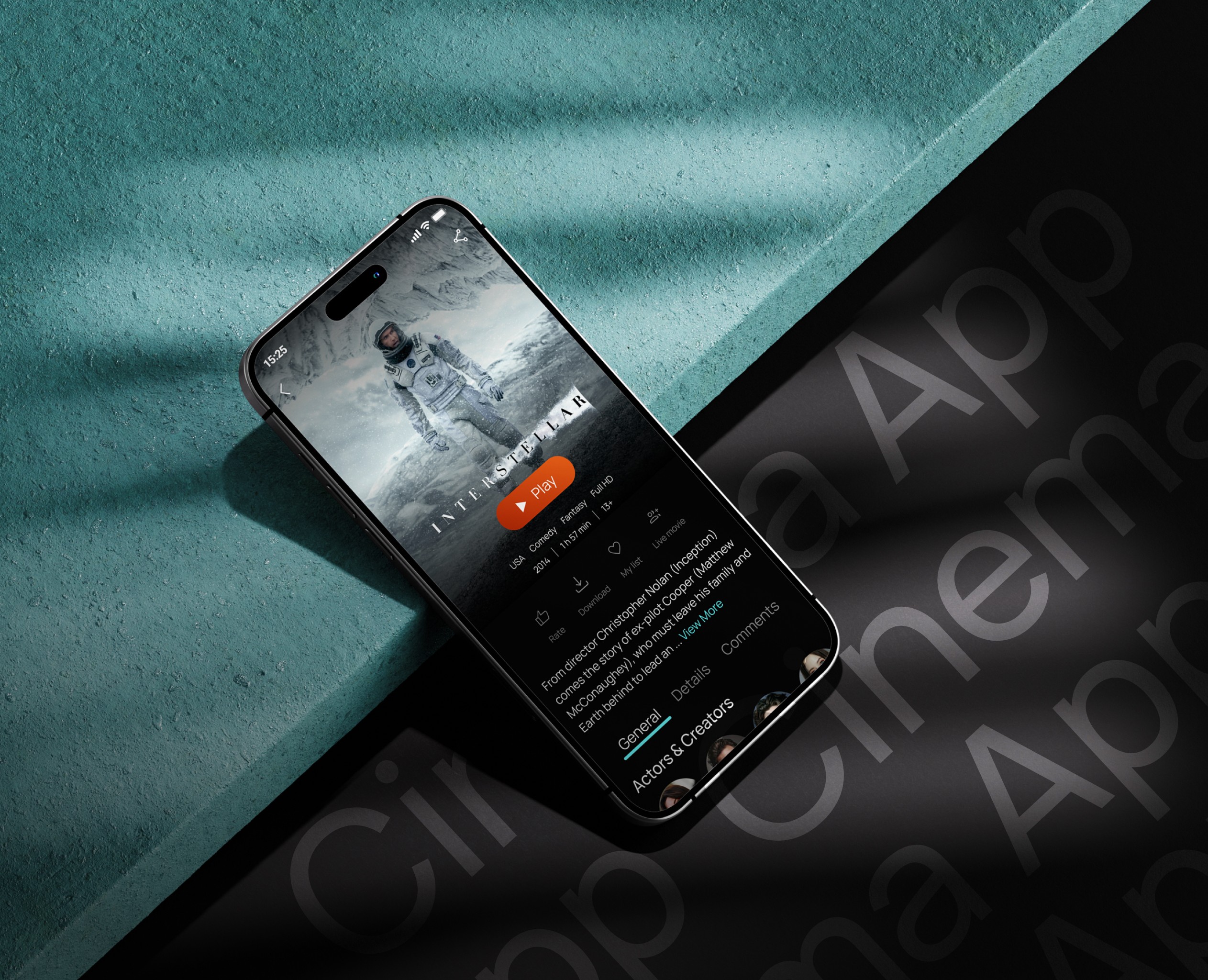 Онлайн кинотеатр | Дизайн концепция | UX/UI — Интерфейсы на Dprofile
