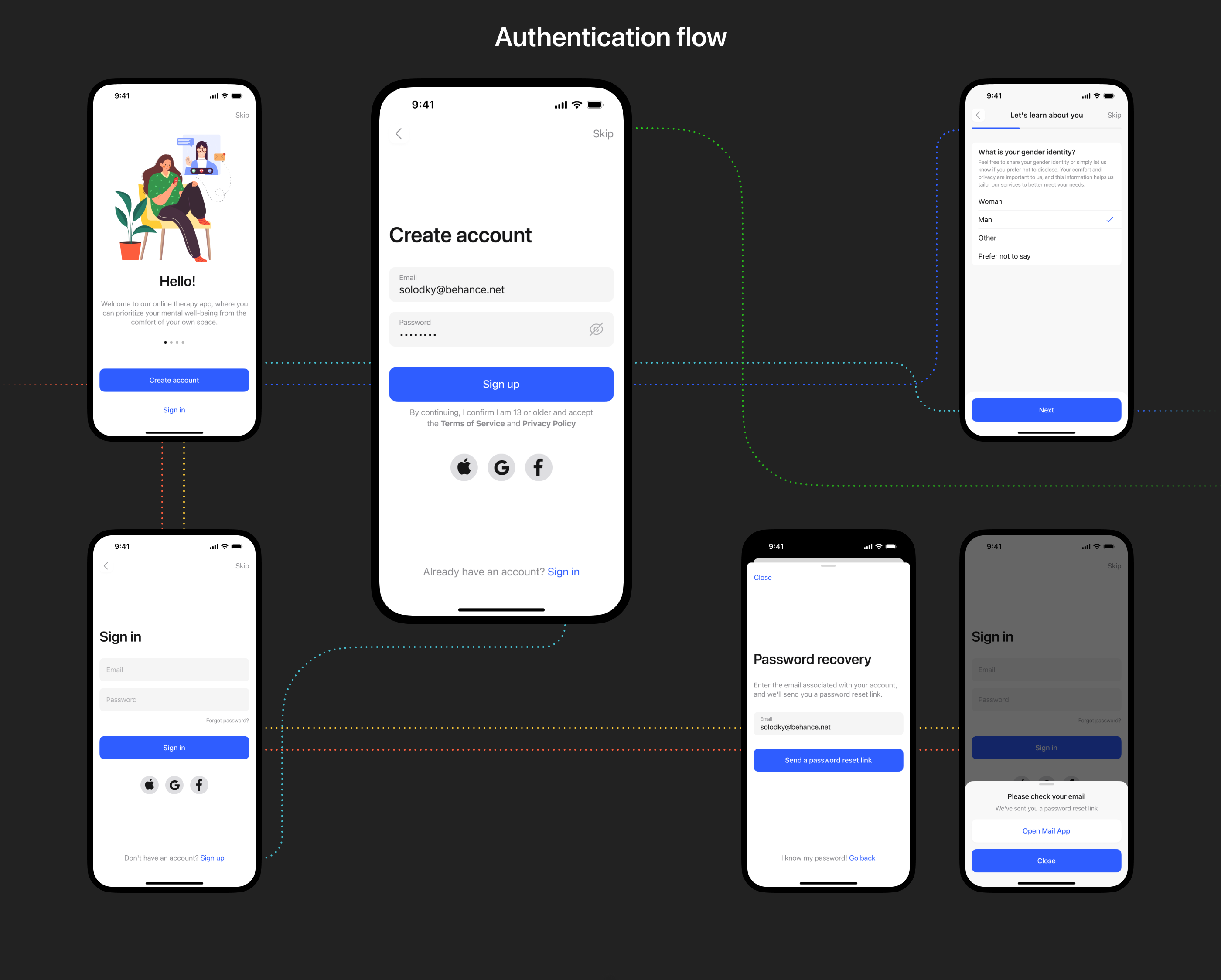Wellbridge | Mobile App — Изображение №3 — Интерфейсы, Графика на Dprofile