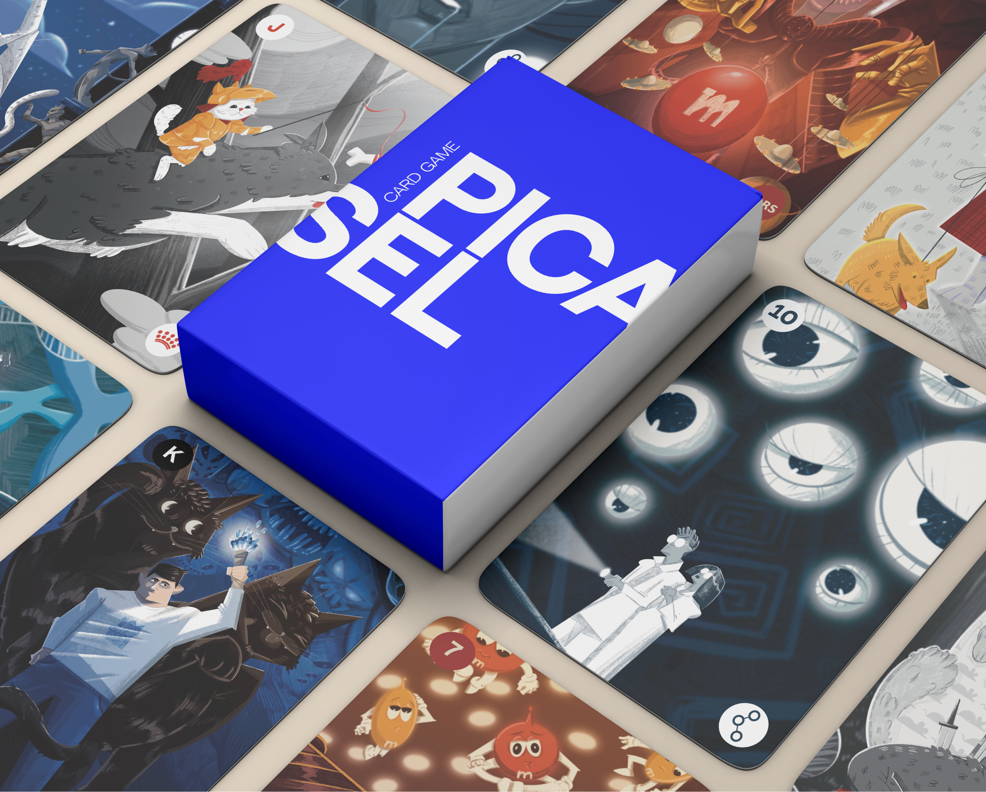 Игральные карты Picasel Agency — Изображение №2 — Иллюстрация, Графика на Dprofile