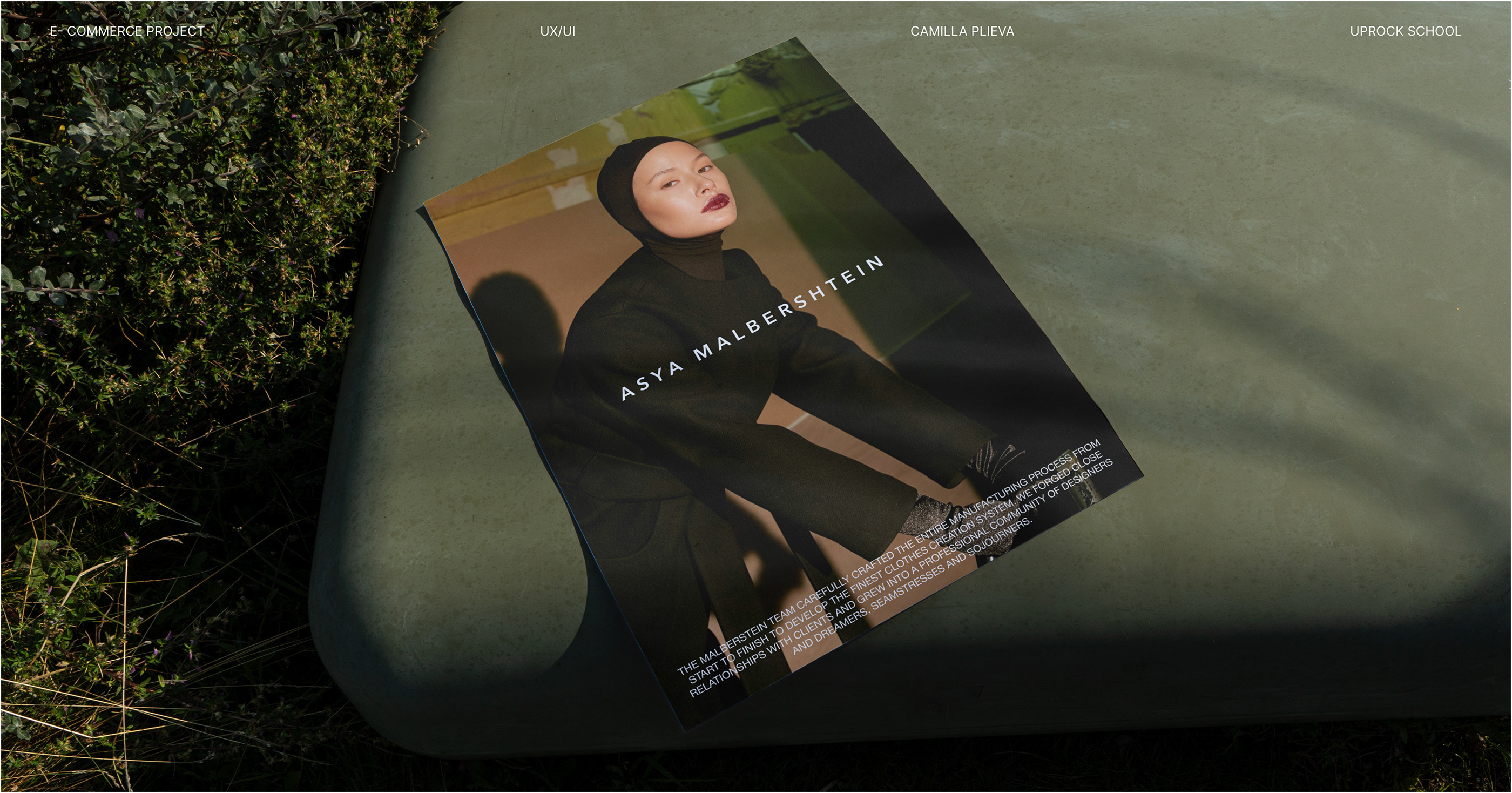 Asya Malbershtein | E-commerce website — Изображение №1 — Интерфейсы на Dprofile