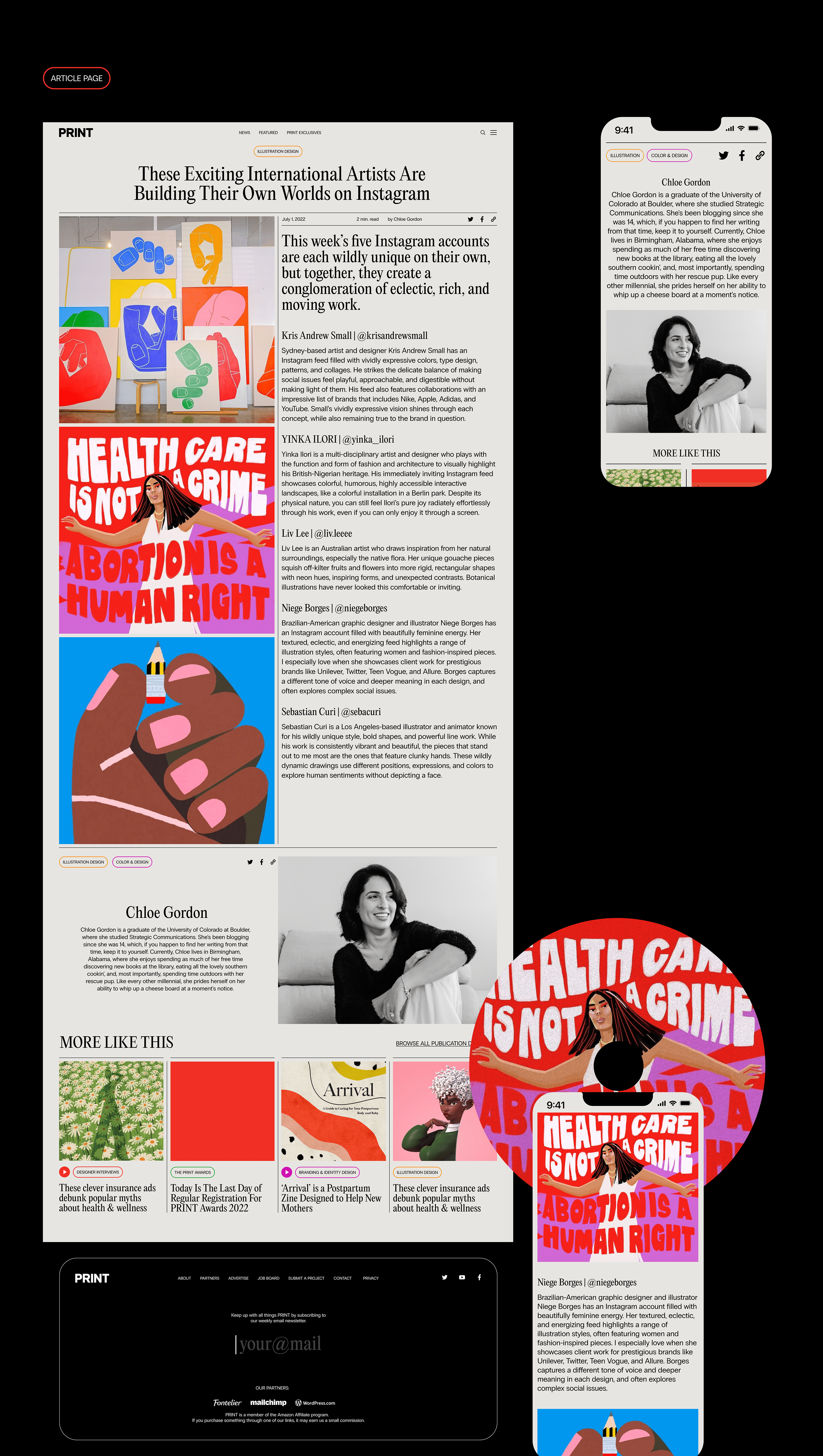 Print — online magazine redesign — Изображение №8 — Интерфейсы на Dprofile