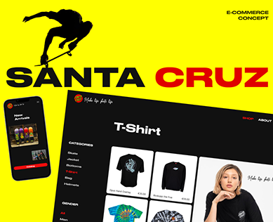 Santa Cruz e-commerce — Интерфейсы на Dprofile
