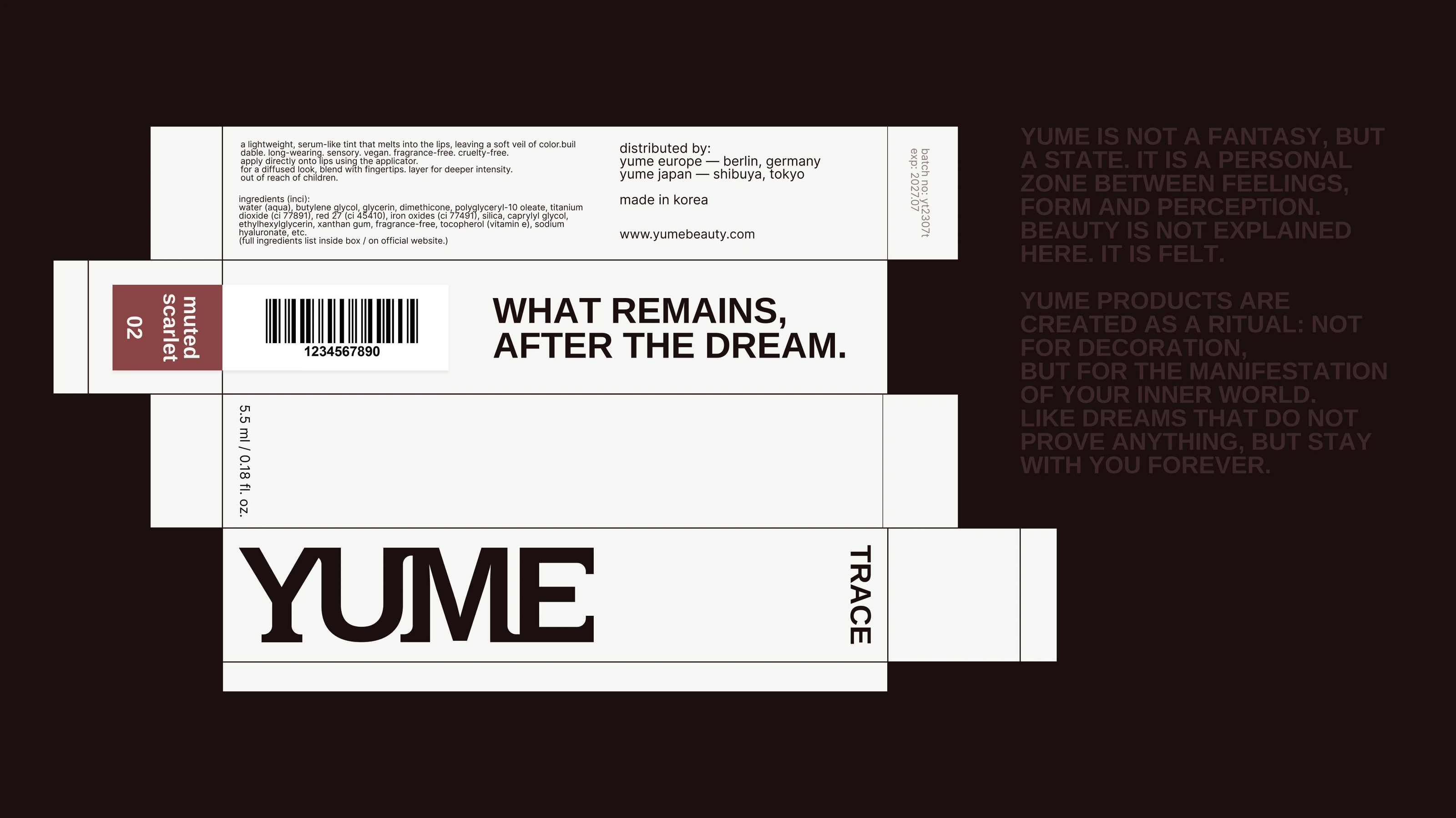 YUME / косметический и парфюмерный бренд — Изображение №4 — Брендинг на Dprofile